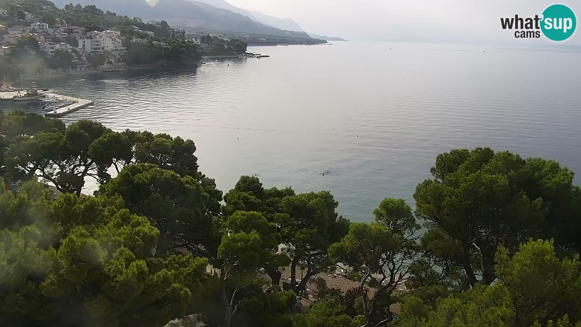 Okretna web kamera Brela – Panorama