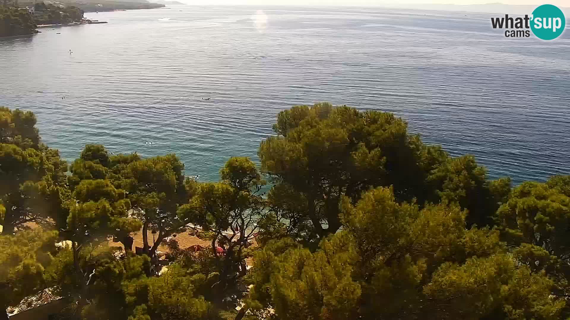 Live webcam Brela – Panorama