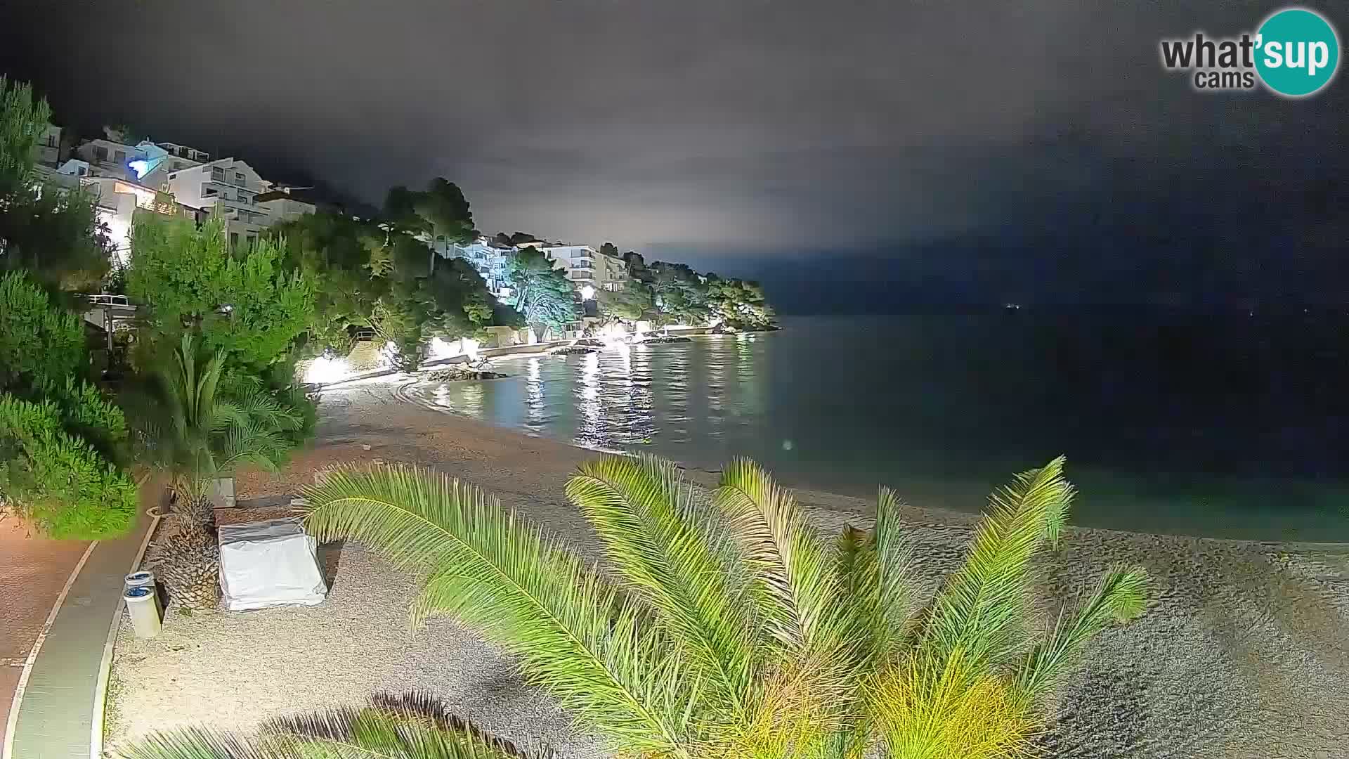 Webcam Lučica Beach Brela – Live View from the Adriatic Coast