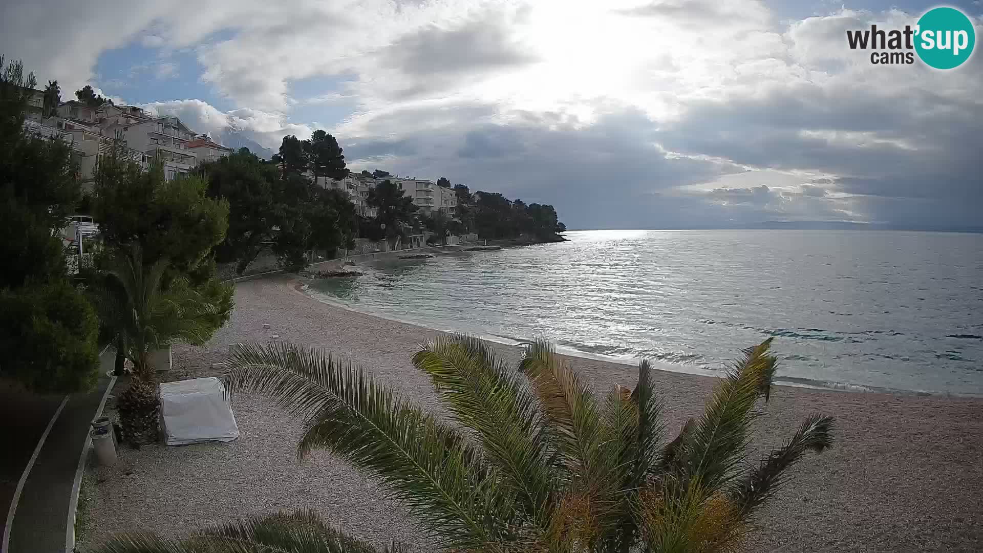 Webcam Lučica Beach Brela – Live View from the Adriatic Coast