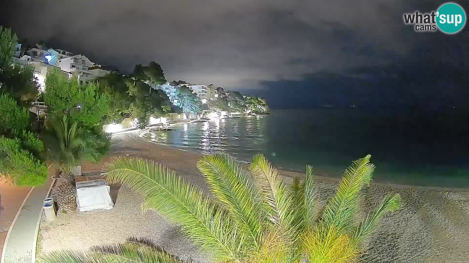 Webcam Lučica Beach Brela – Live View from the Adriatic Coast