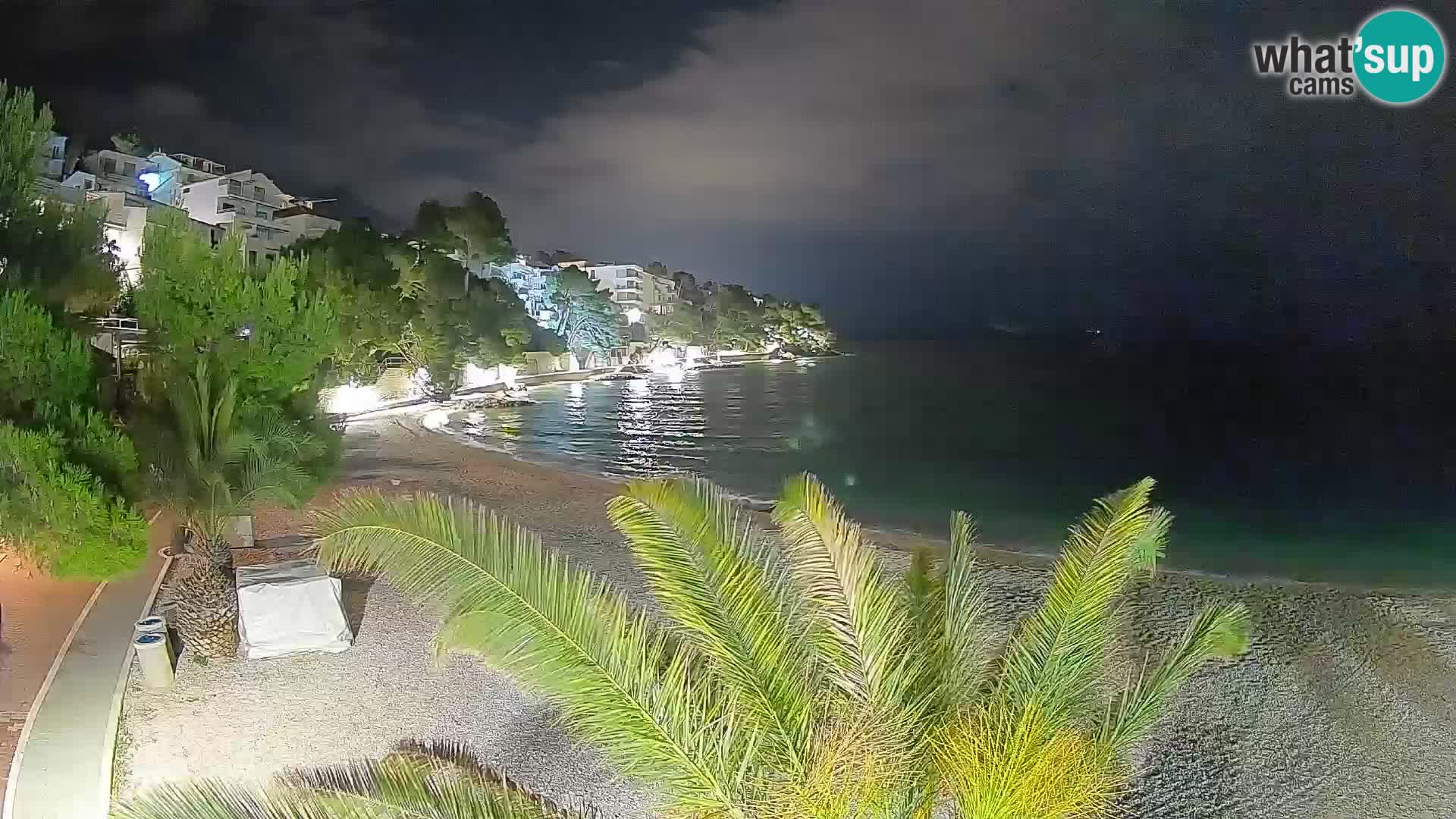 Webcam Lučica Beach Brela – Live View from the Adriatic Coast