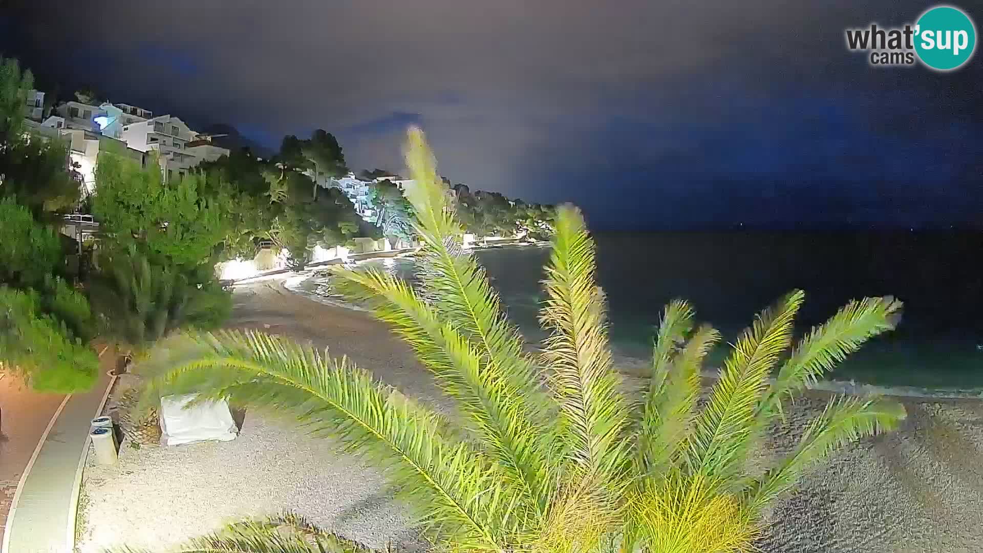 Webcam Lučica Beach Brela – Live View from the Adriatic Coast