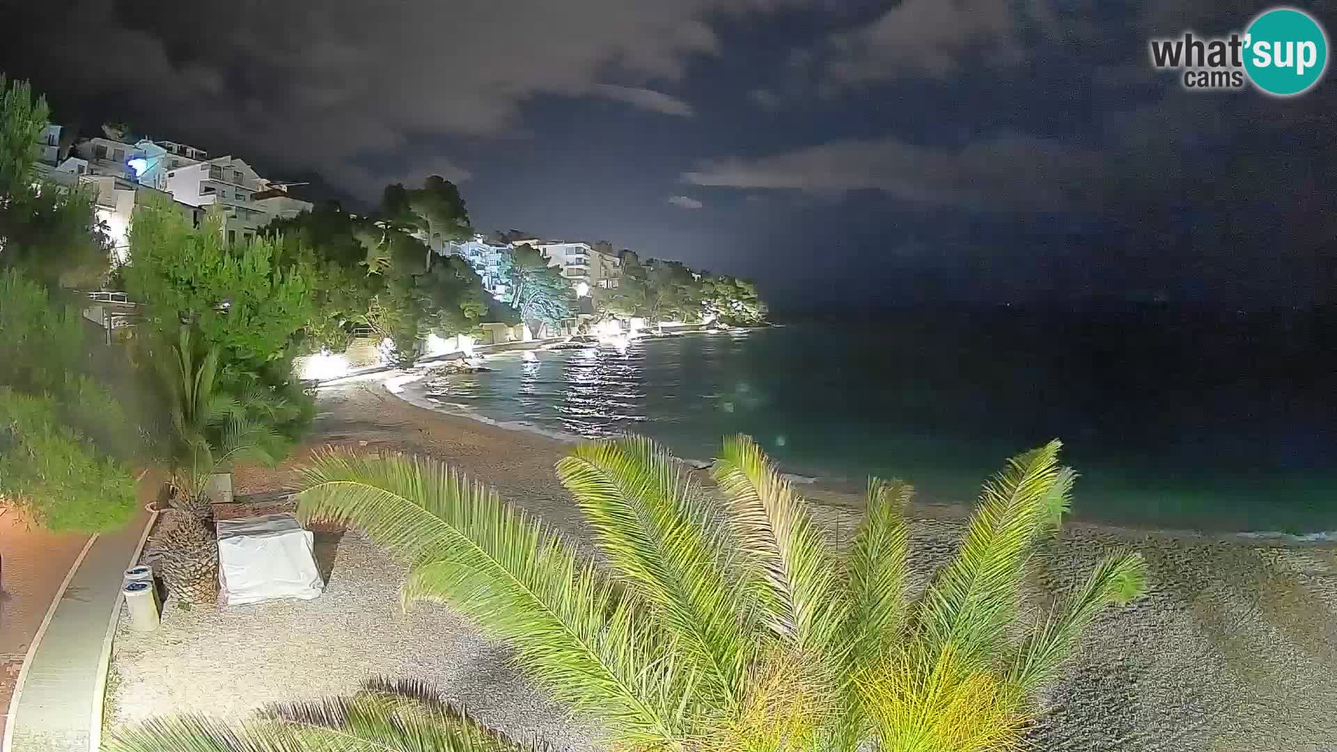 Webcam Lučica Beach Brela – Live View from the Adriatic Coast