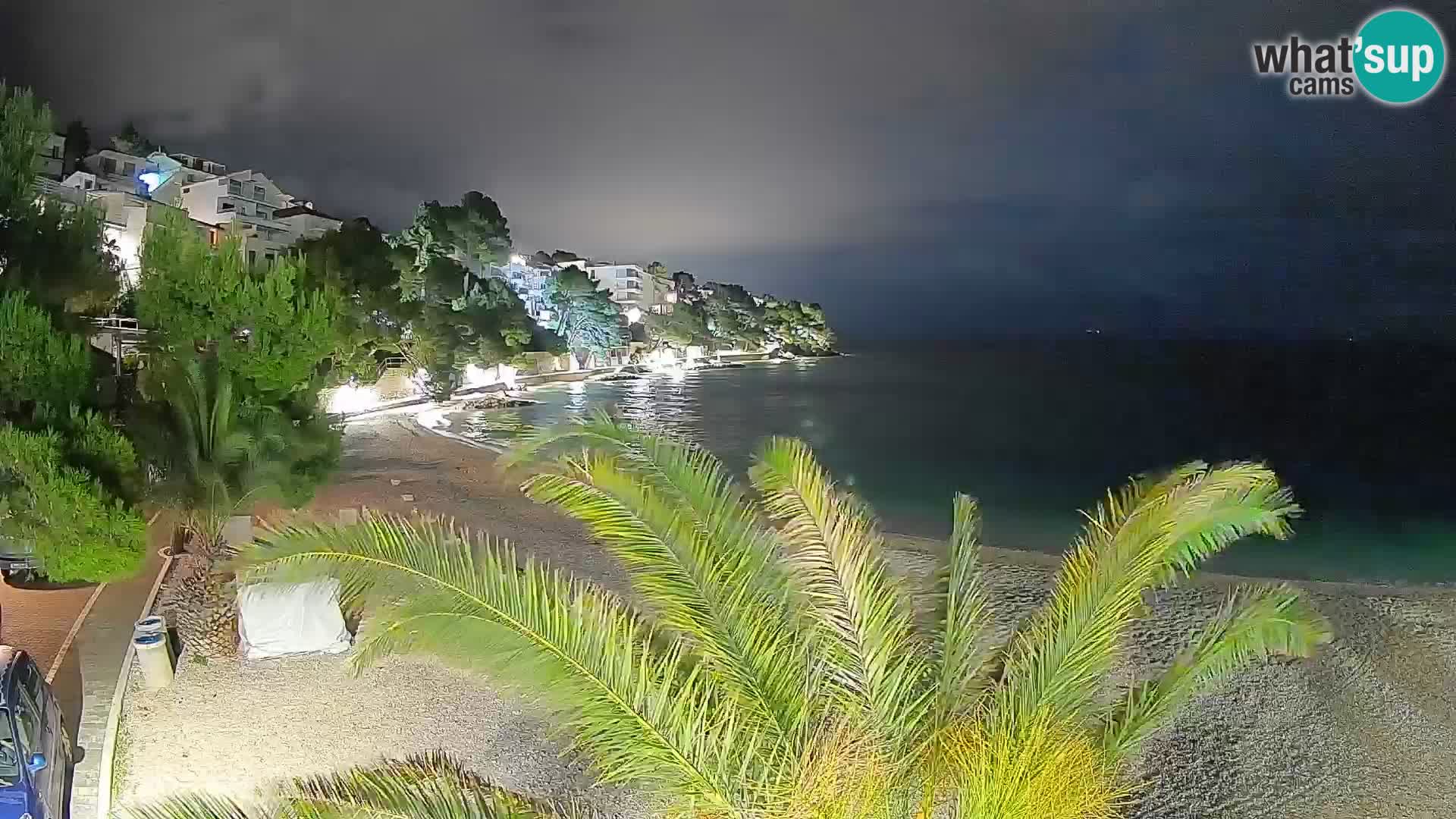 Webcam Lučica Beach Brela – Live View from the Adriatic Coast