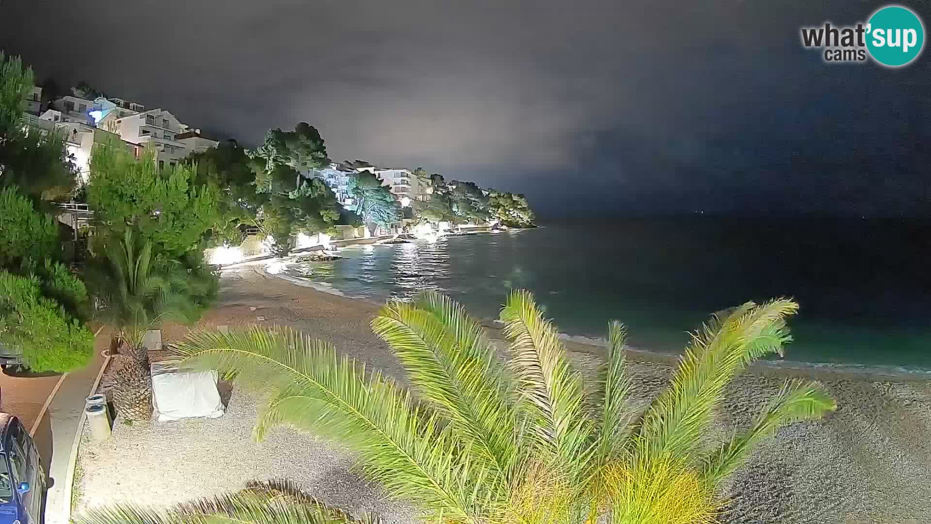 Webcam Lučica Beach Brela – Live View from the Adriatic Coast