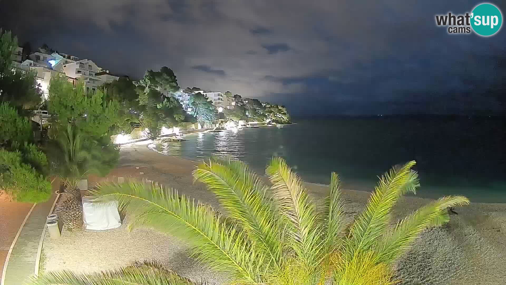 Webcam Lučica Beach Brela – Live View from the Adriatic Coast