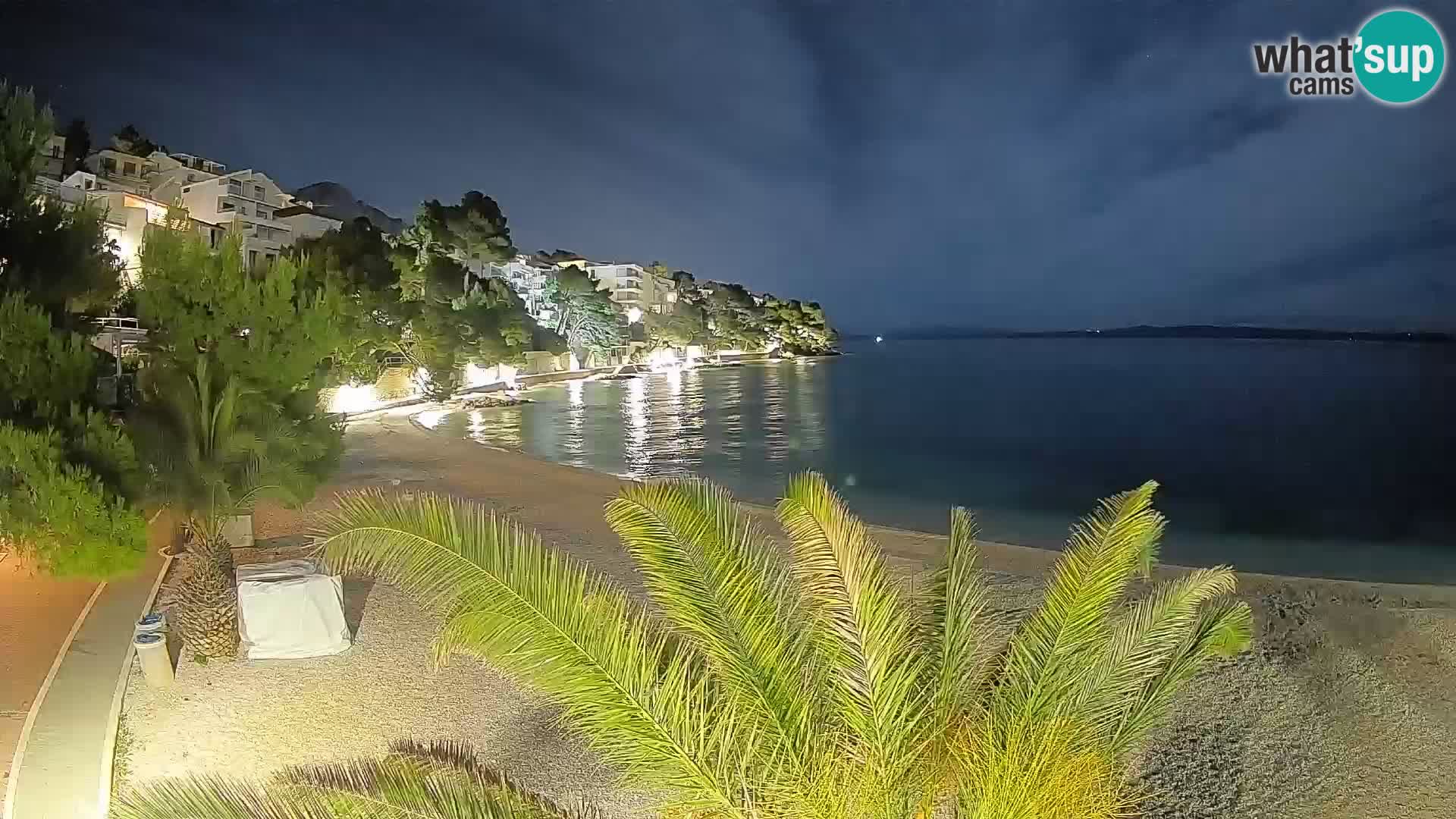 Webcam Lučica Beach Brela – Live View from the Adriatic Coast