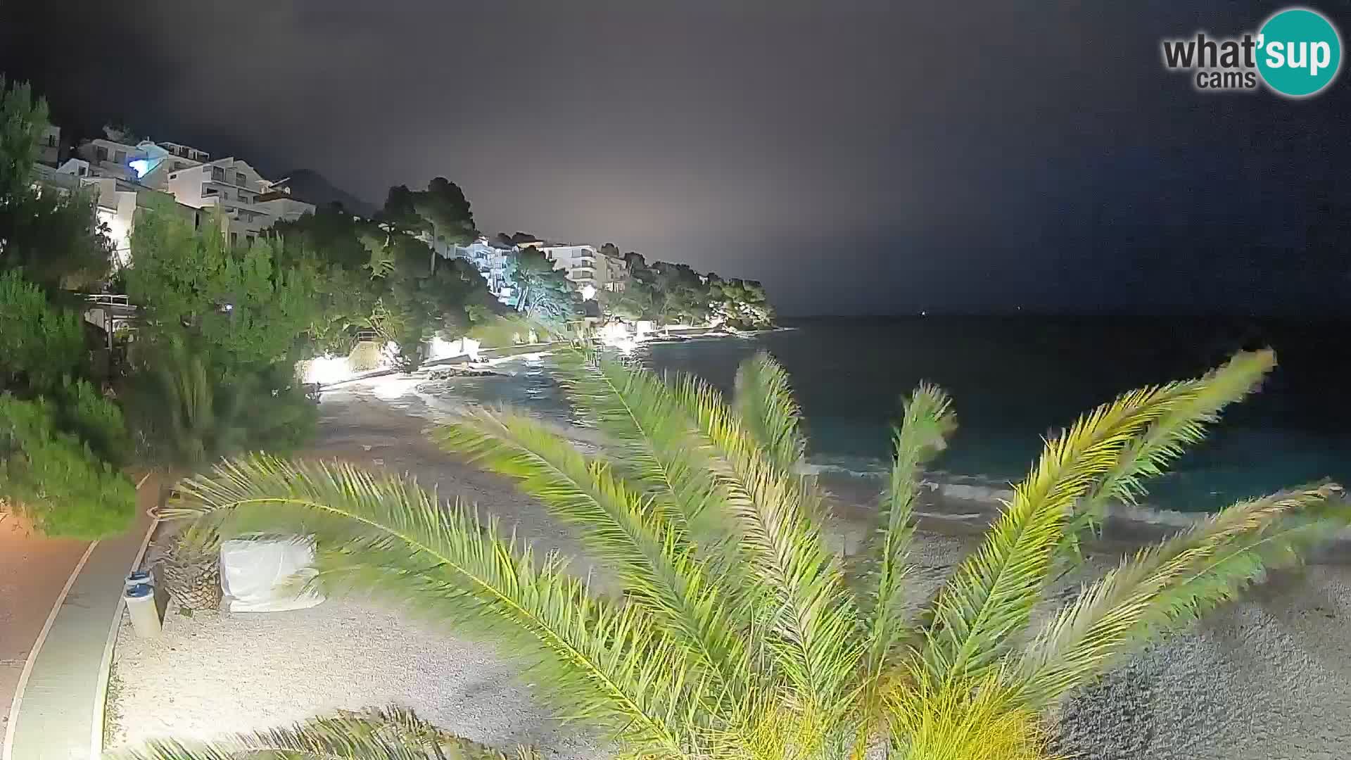 Webcam Lučica Beach Brela – Live View from the Adriatic Coast