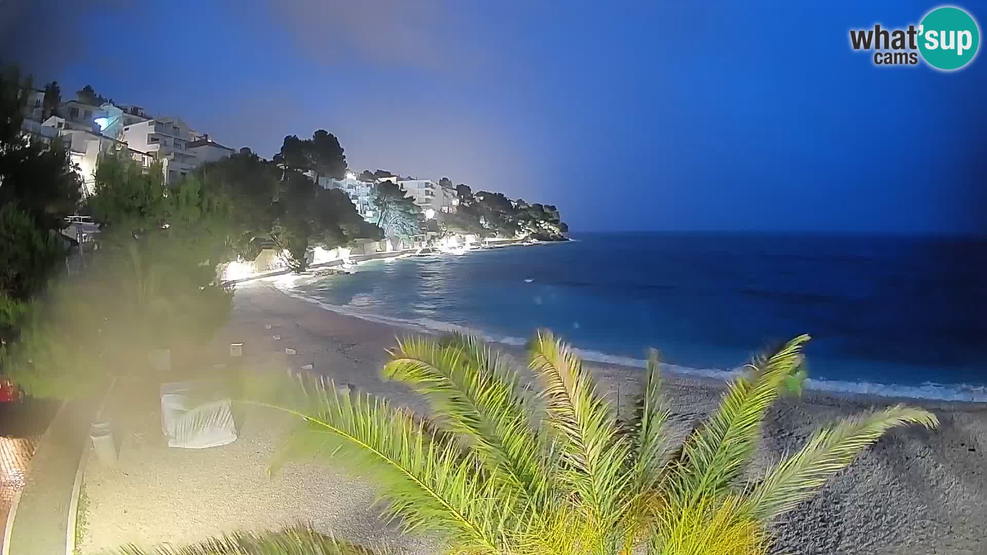 Webcam Lučica Beach Brela – Live View from the Adriatic Coast