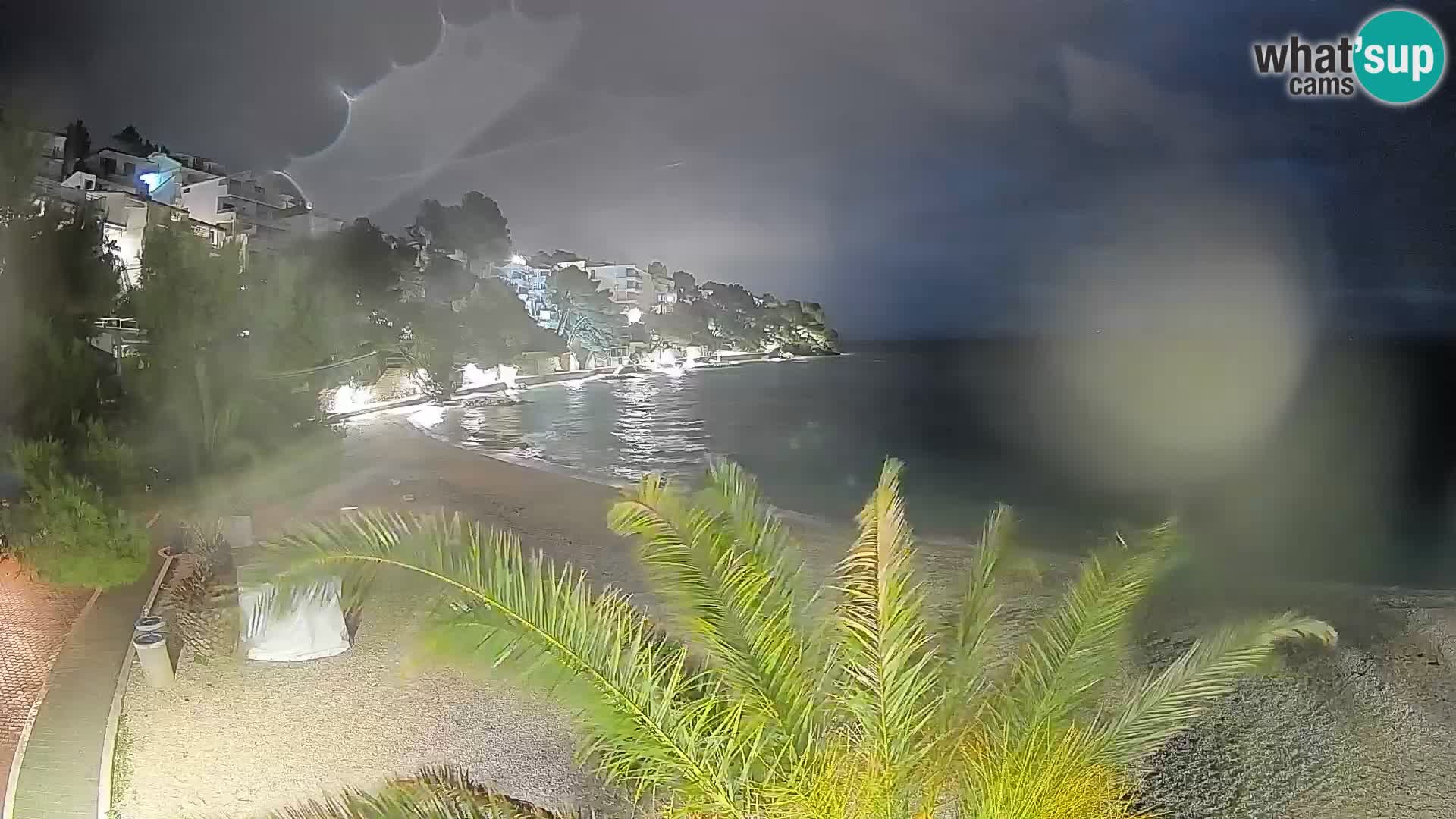 Webcam Lučica Beach Brela – Live View from the Adriatic Coast