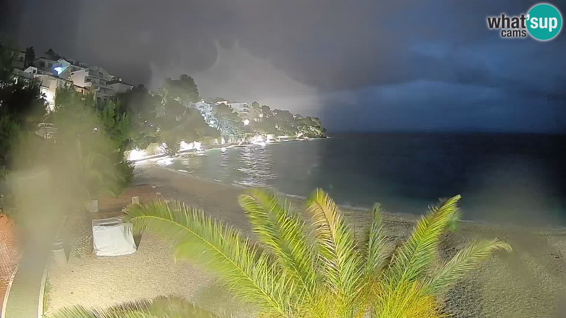 Webcam Lučica Beach Brela – Live View from the Adriatic Coast