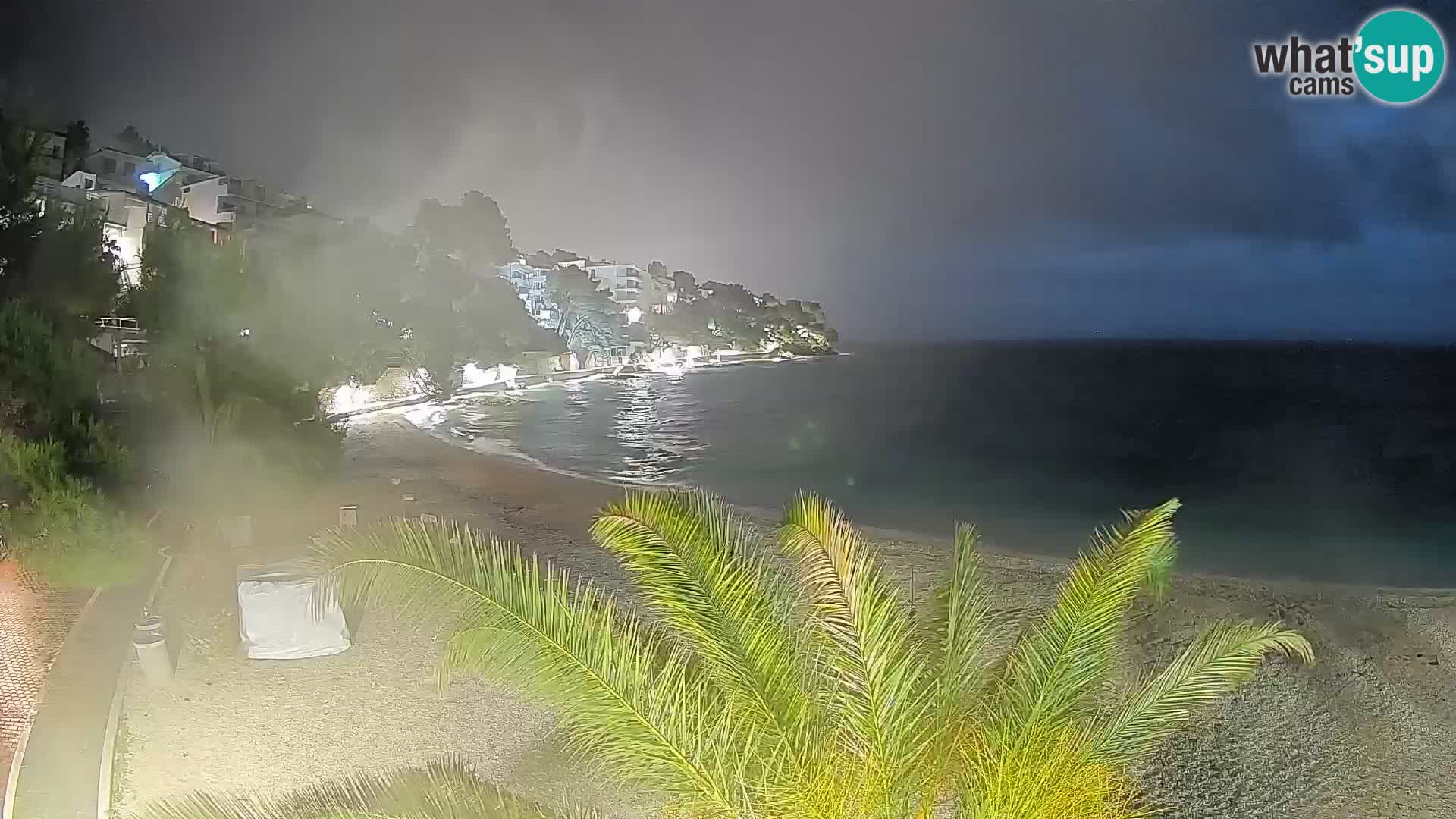 Webcam Lučica Beach Brela – Live View from the Adriatic Coast