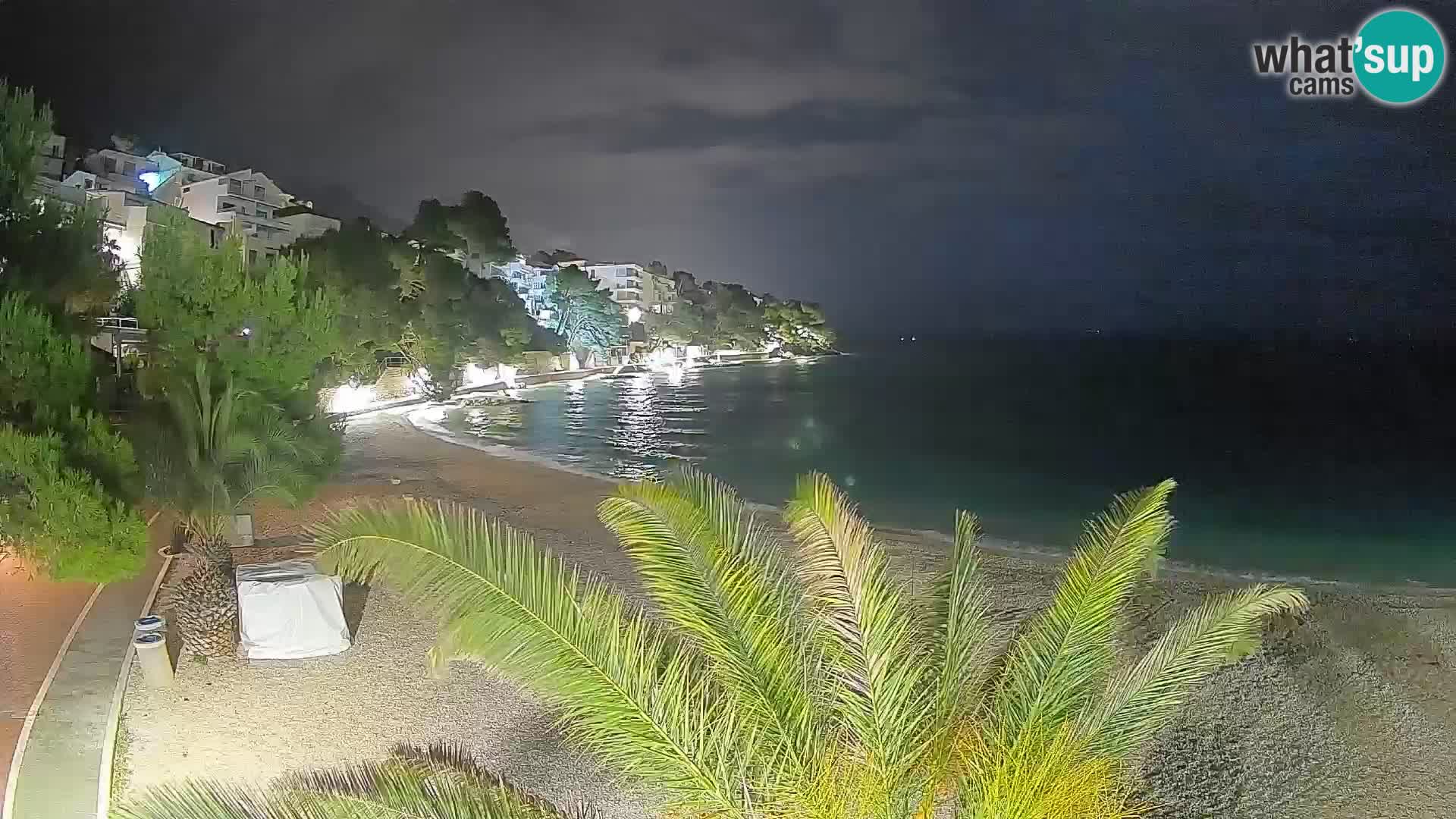 Webcam Lučica Beach Brela – Live View from the Adriatic Coast