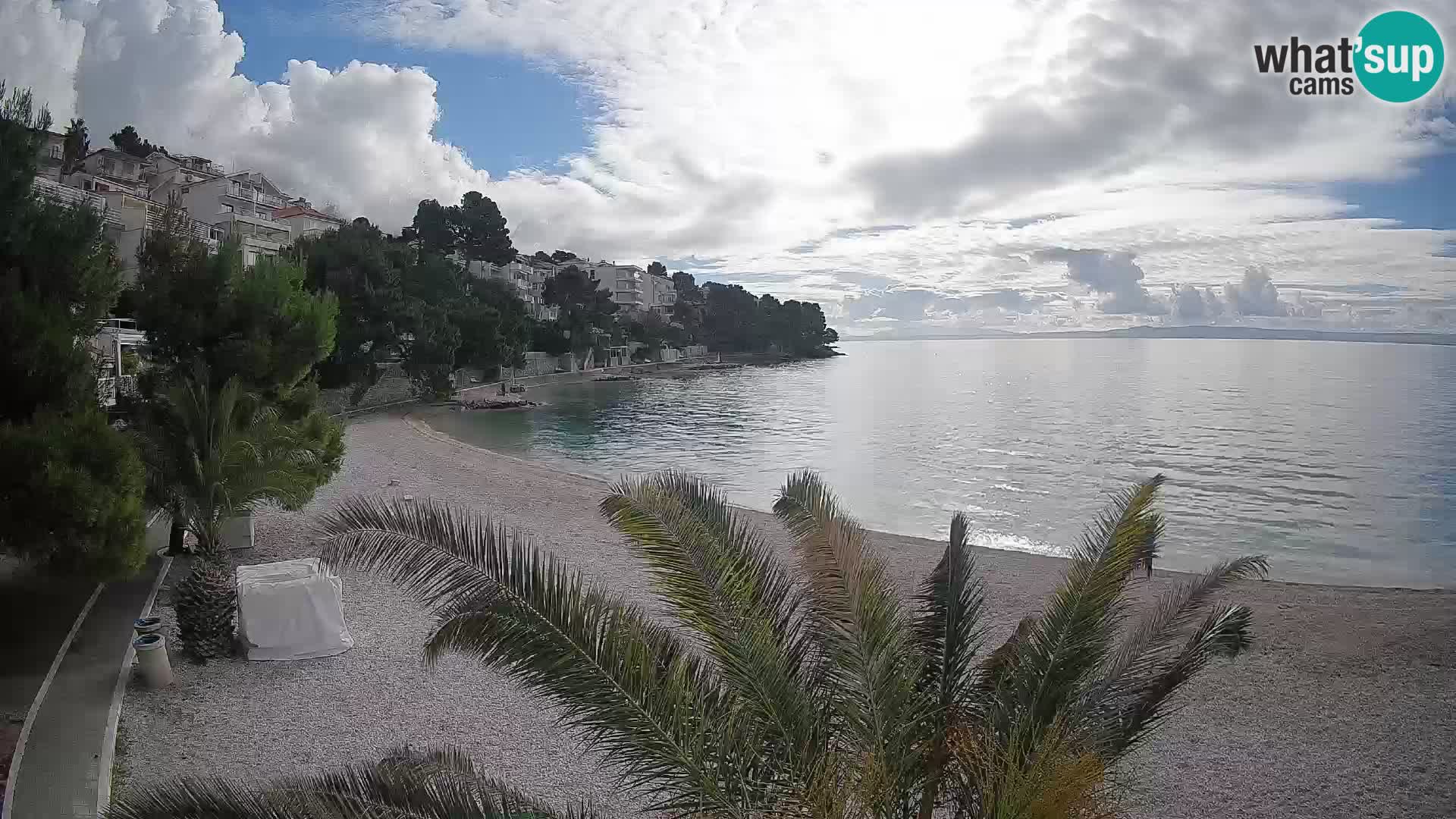 Webcam Lučica Beach Brela – Live View from the Adriatic Coast