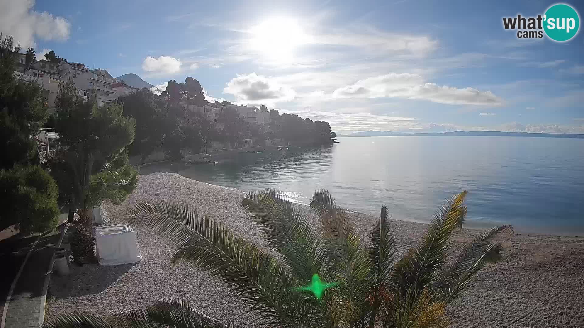Webcam Lučica Beach Brela – Live View from the Adriatic Coast
