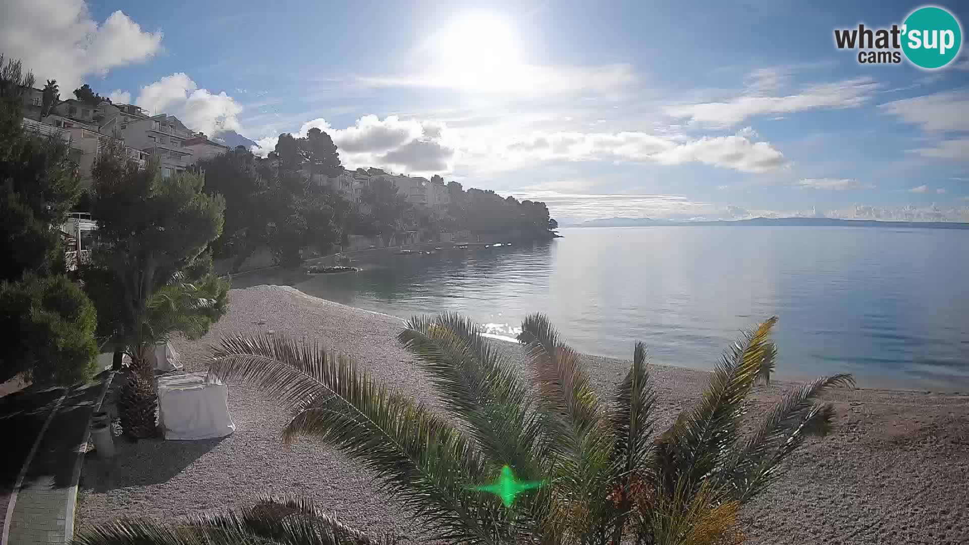 Webcam Lučica Beach Brela – Live View from the Adriatic Coast