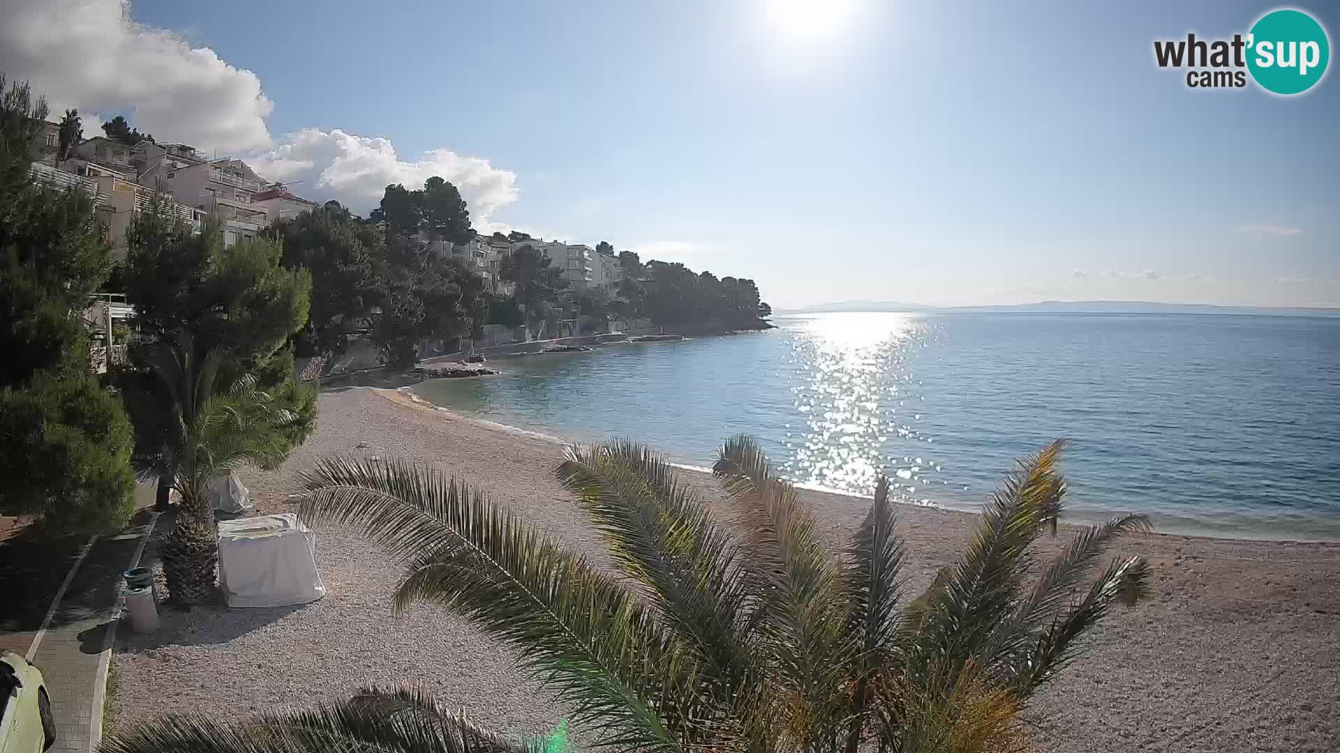 Webcam Lučica Beach Brela – Live View from the Adriatic Coast