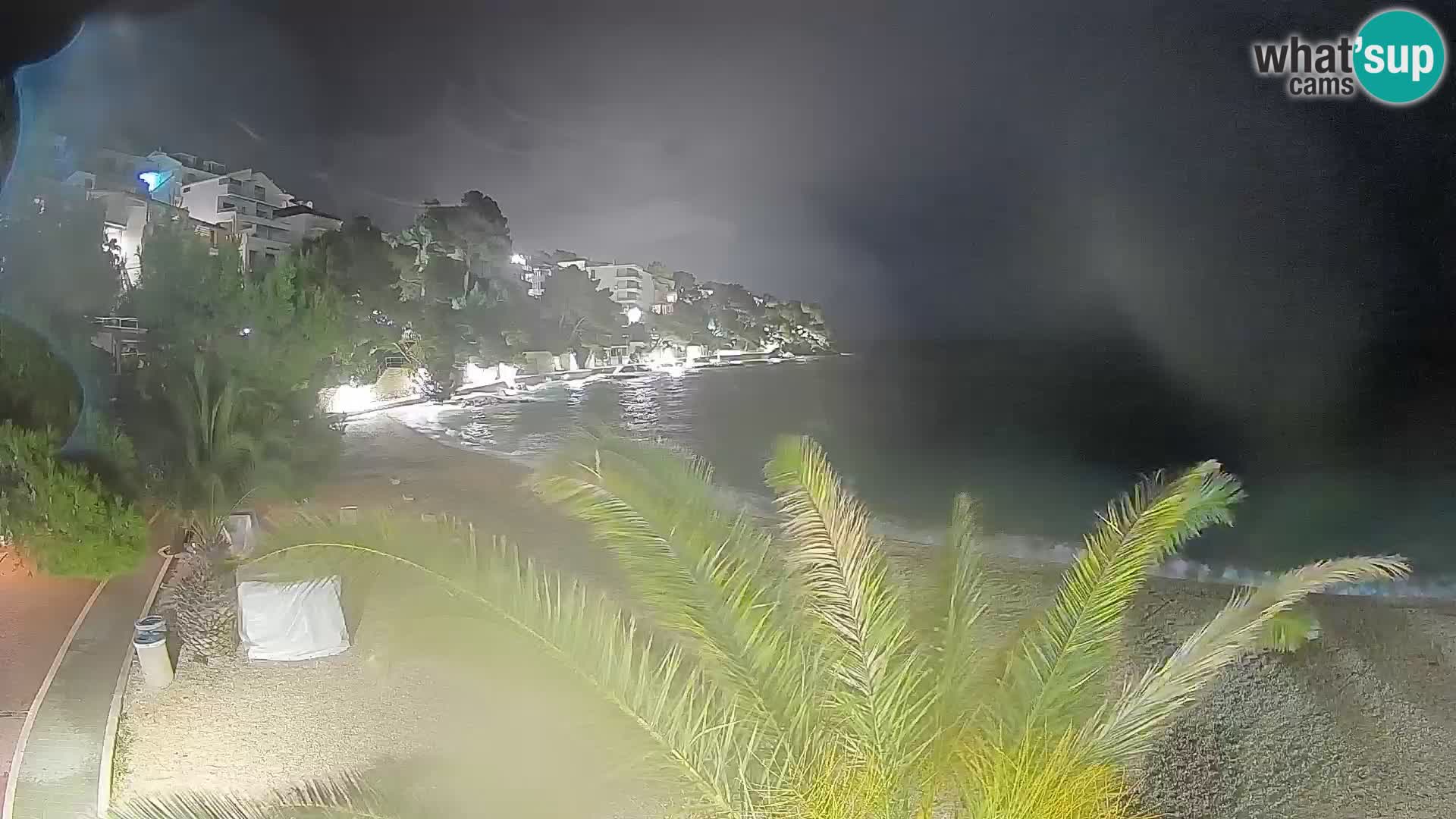 Webcam Lučica Beach Brela – Live View from the Adriatic Coast