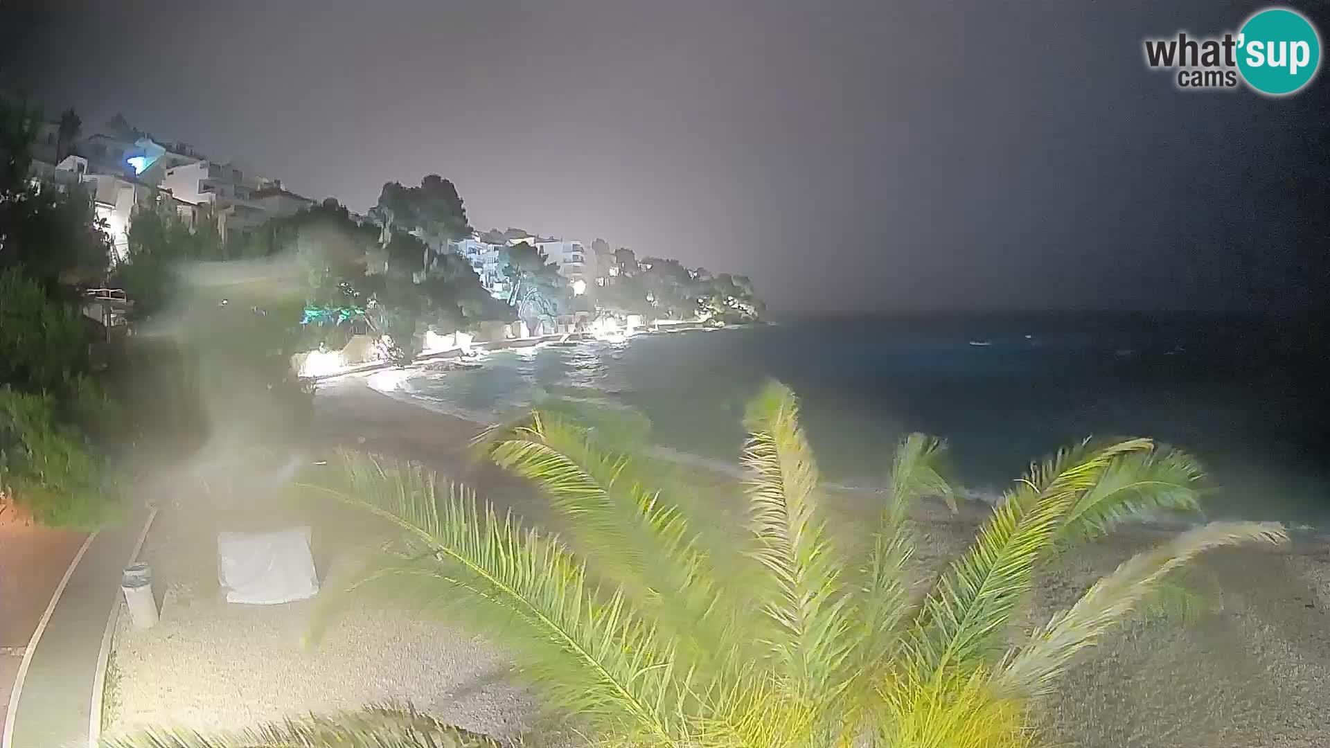 Webcam Lučica Beach Brela – Live View from the Adriatic Coast