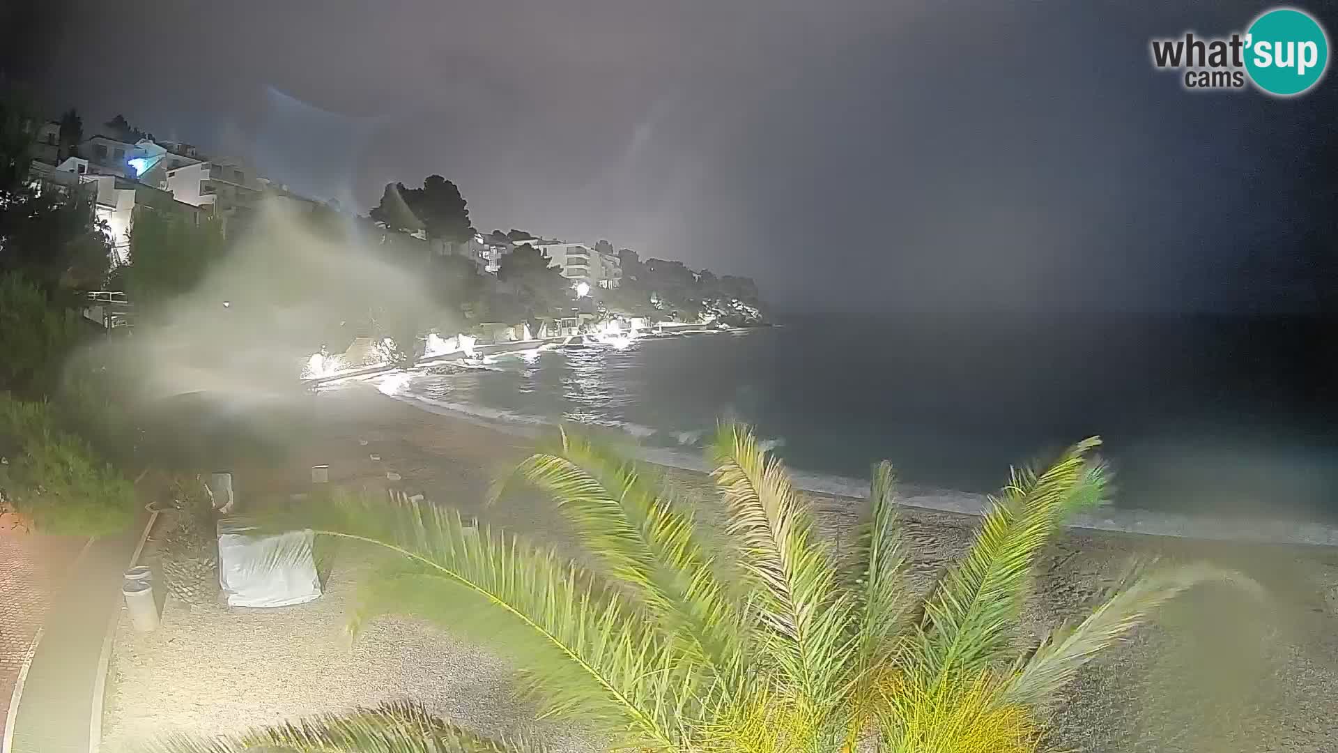 Webcam Lučica Beach Brela – Live View from the Adriatic Coast