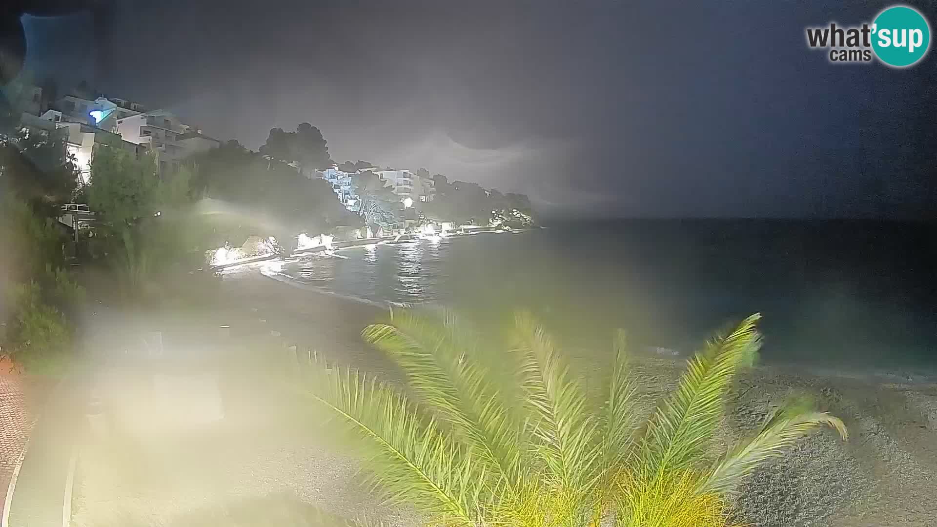 Webcam Lučica Beach Brela – Live View from the Adriatic Coast