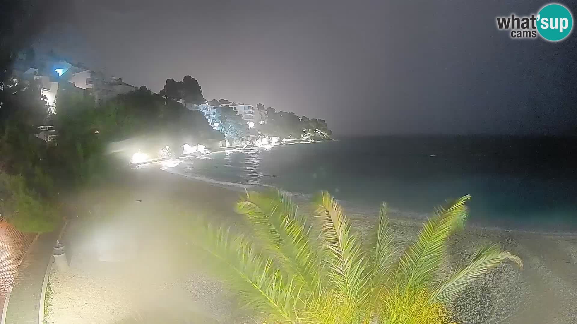 Webcam Lučica Beach Brela – Live View from the Adriatic Coast