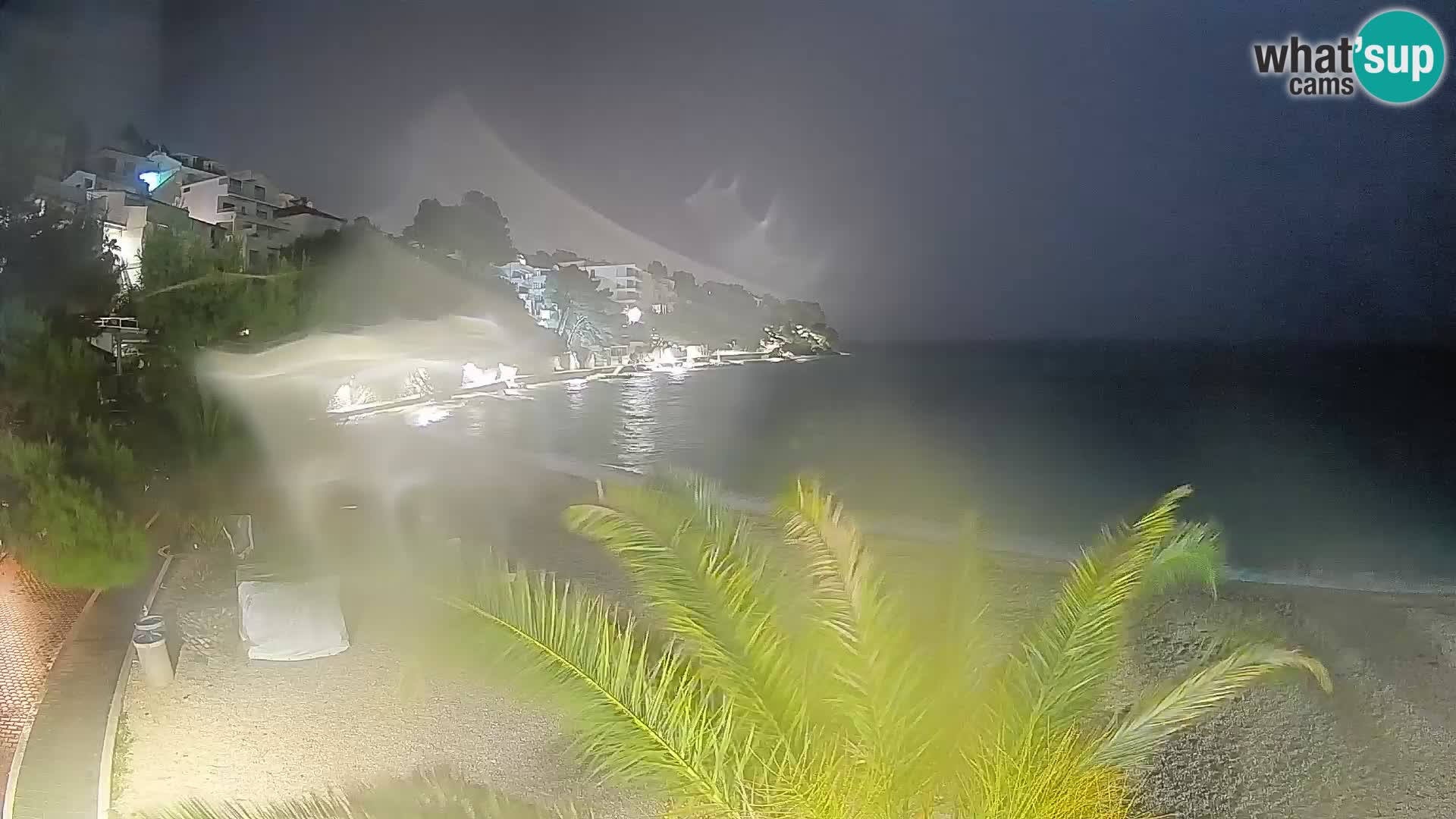 Webcam Lučica Beach Brela – Live View from the Adriatic Coast