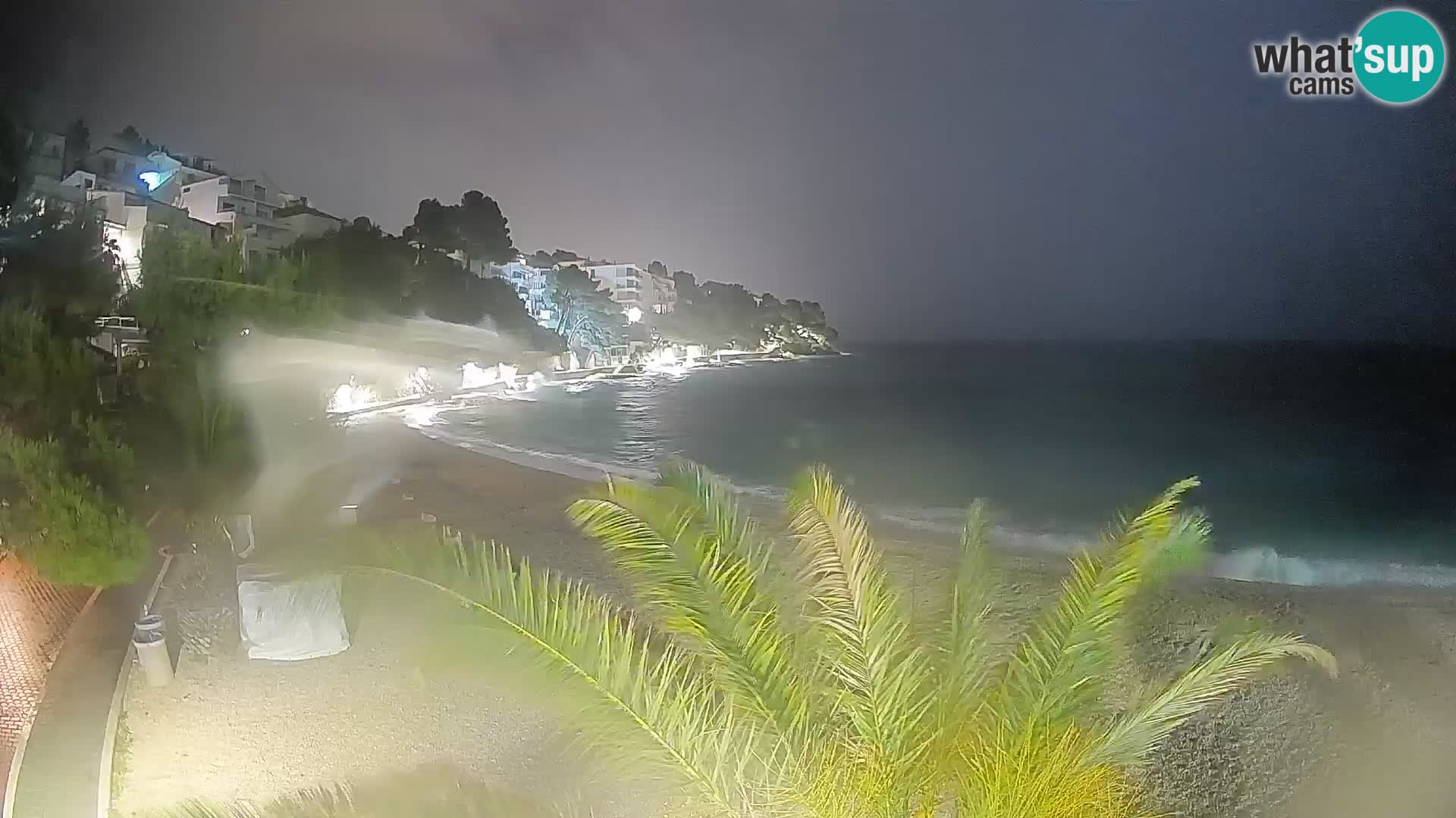 Webcam Lučica Beach Brela – Live View from the Adriatic Coast