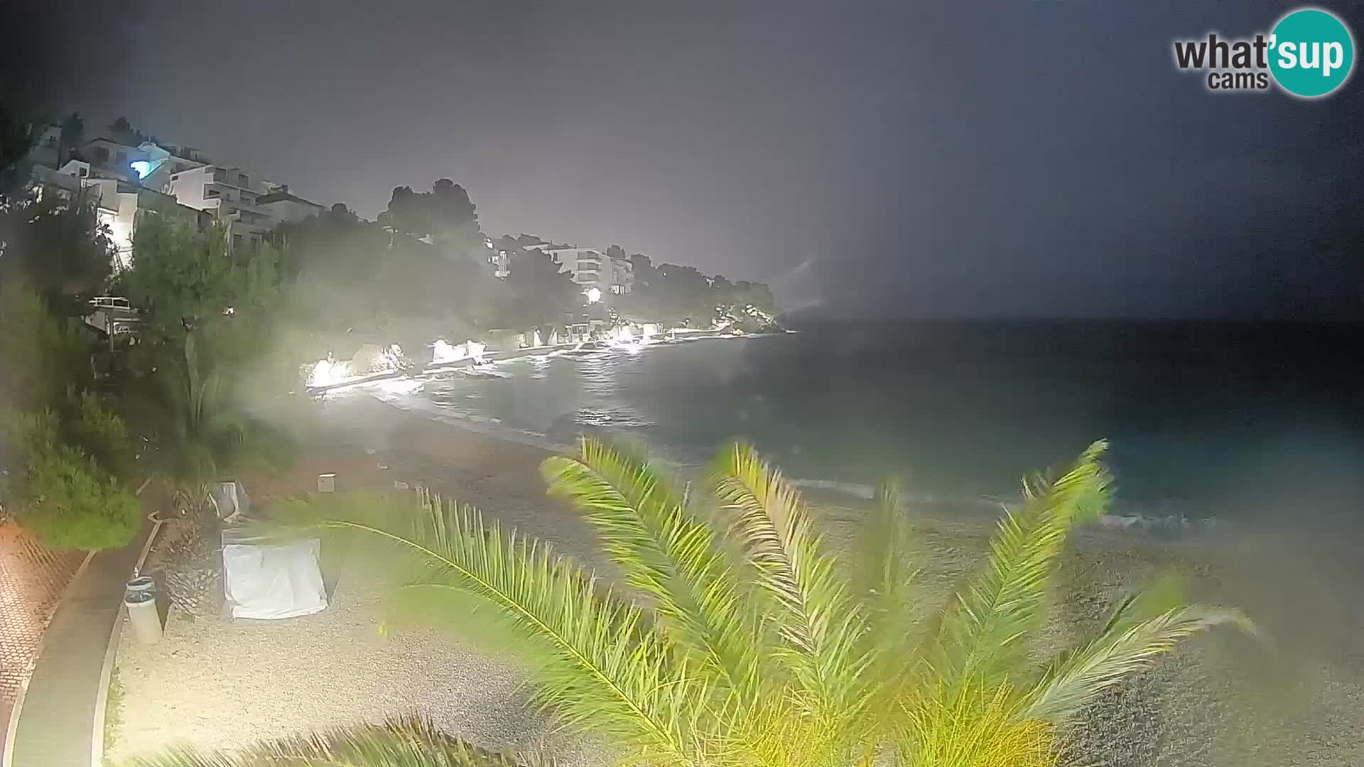 Webcam Lučica Beach Brela – Live View from the Adriatic Coast