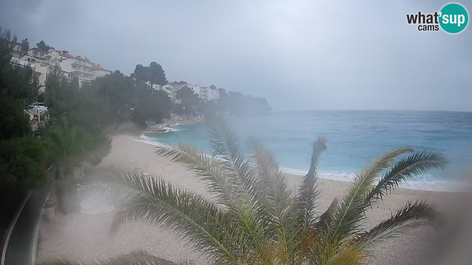 Webcam Lučica Beach Brela – Live View from the Adriatic Coast