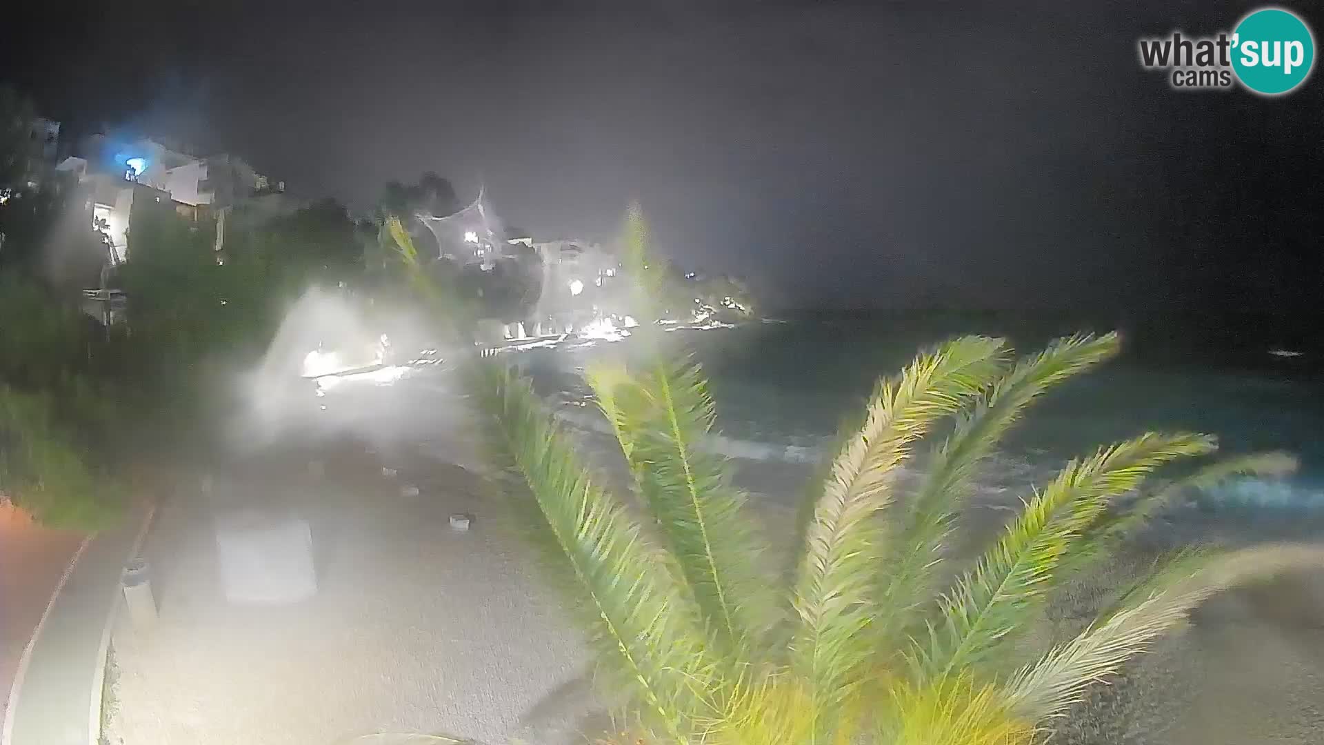 Webcam Playa Lučica Brela – Vista en directo de la costa adriática