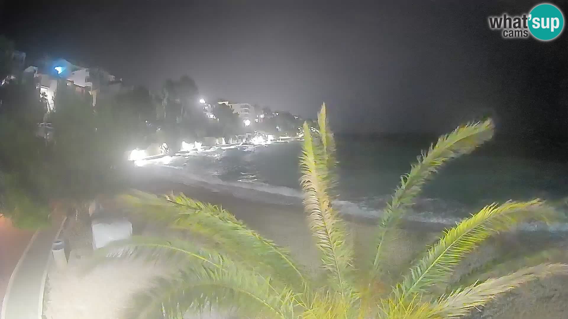 Webcam Playa Lučica Brela – Vista en directo de la costa adriática