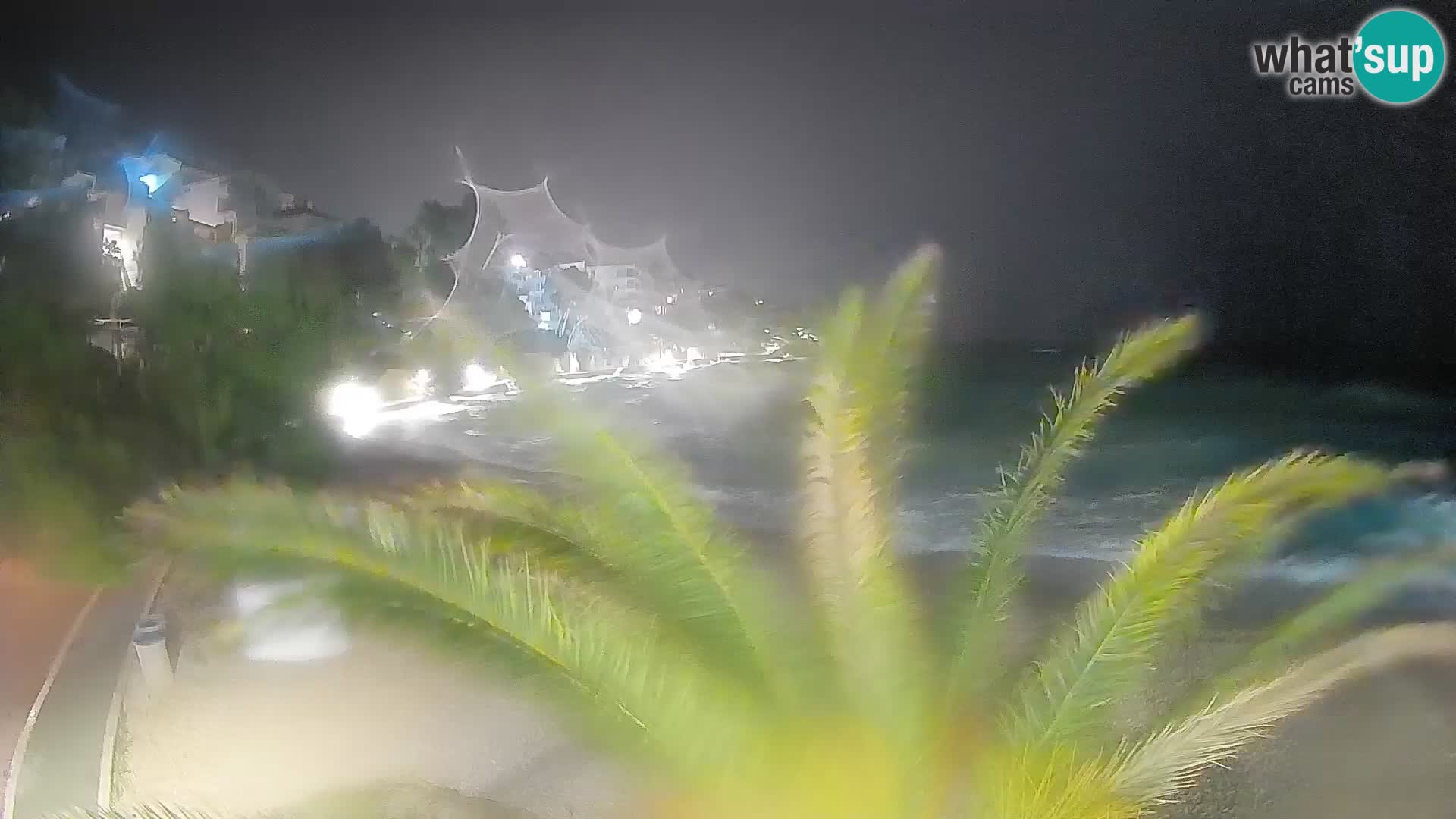 Webcam Lučica Strand Beach Brela – Liveblick von der Adriaküste