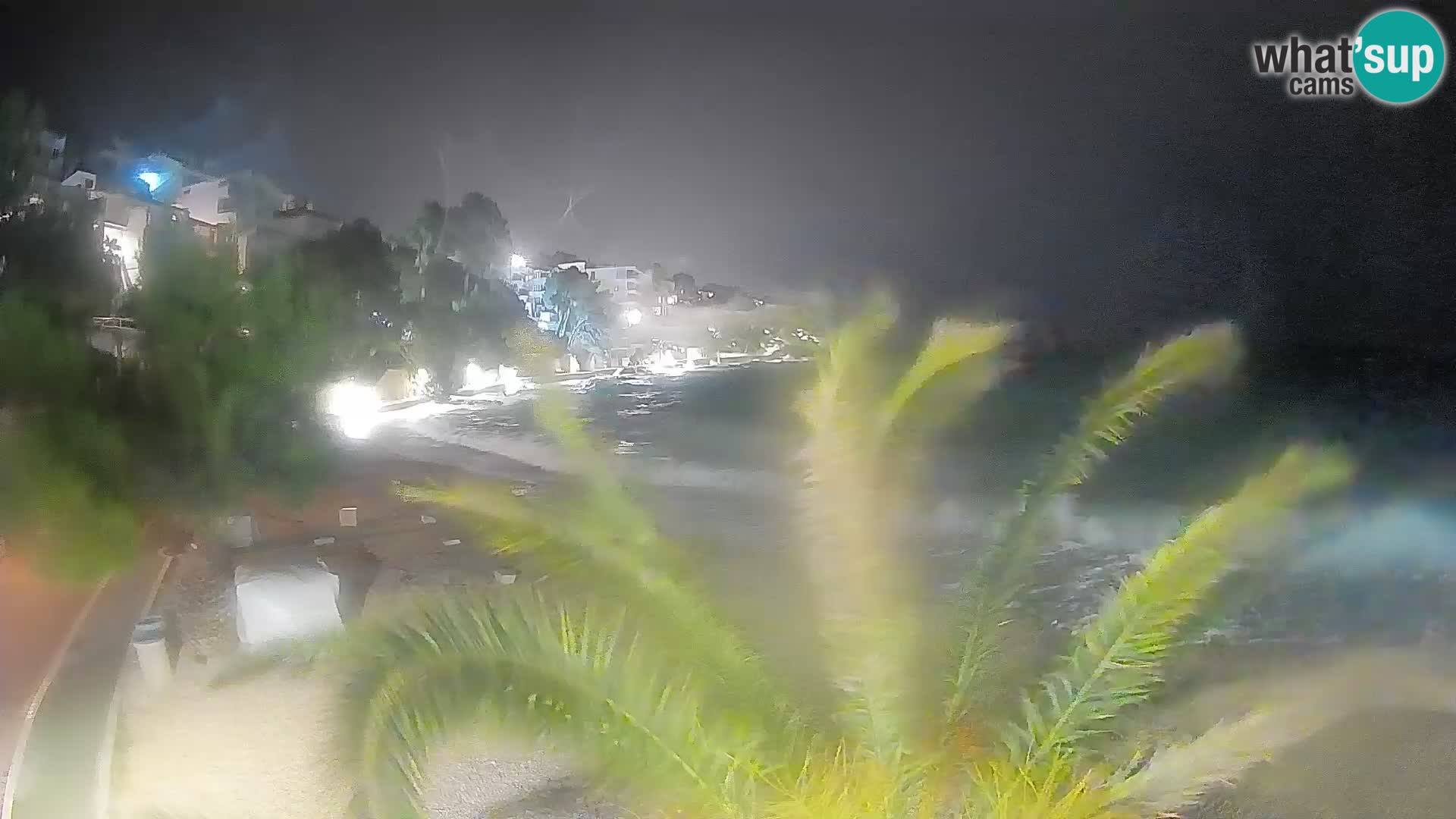 Webcam Playa Lučica Brela – Vista en directo de la costa adriática