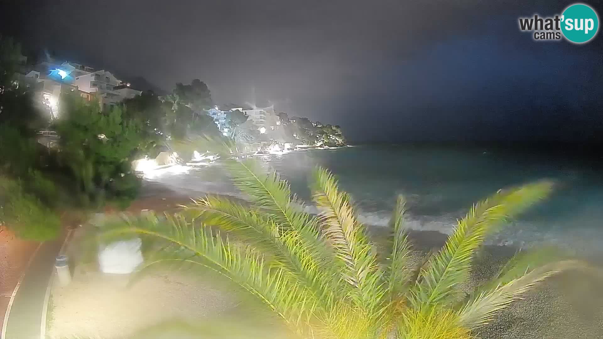 Webcam Lučica Beach Brela – Live View from the Adriatic Coast