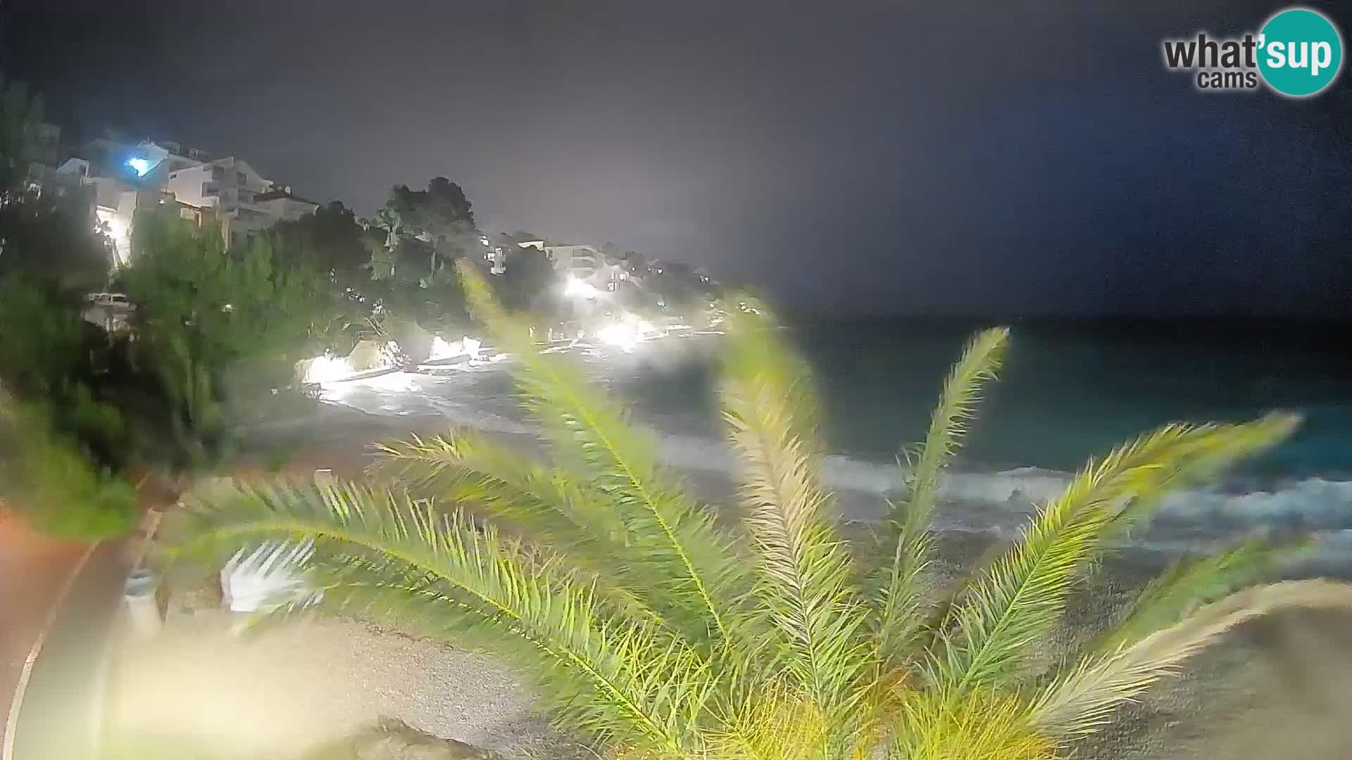 Webcam Lučica Beach Brela – Live View from the Adriatic Coast