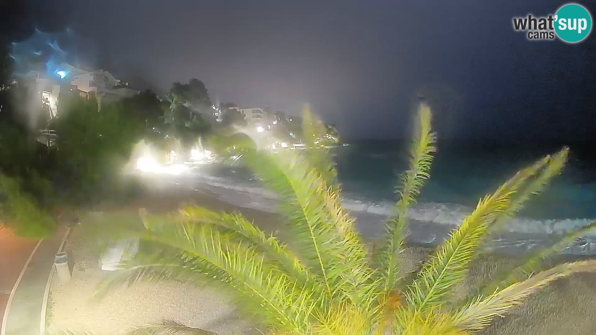 Webcam Lučica Beach Brela – Live View from the Adriatic Coast