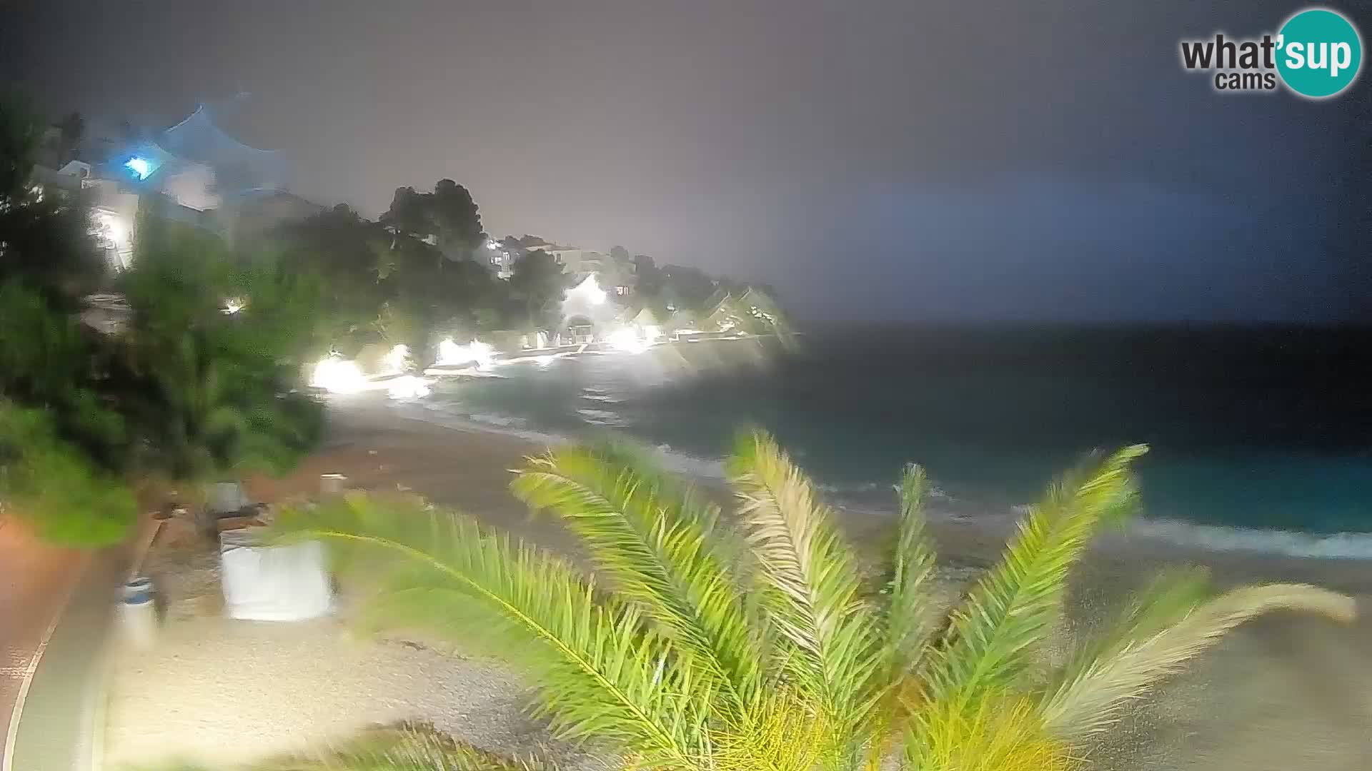 Webcam Lučica Beach Brela – Live View from the Adriatic Coast