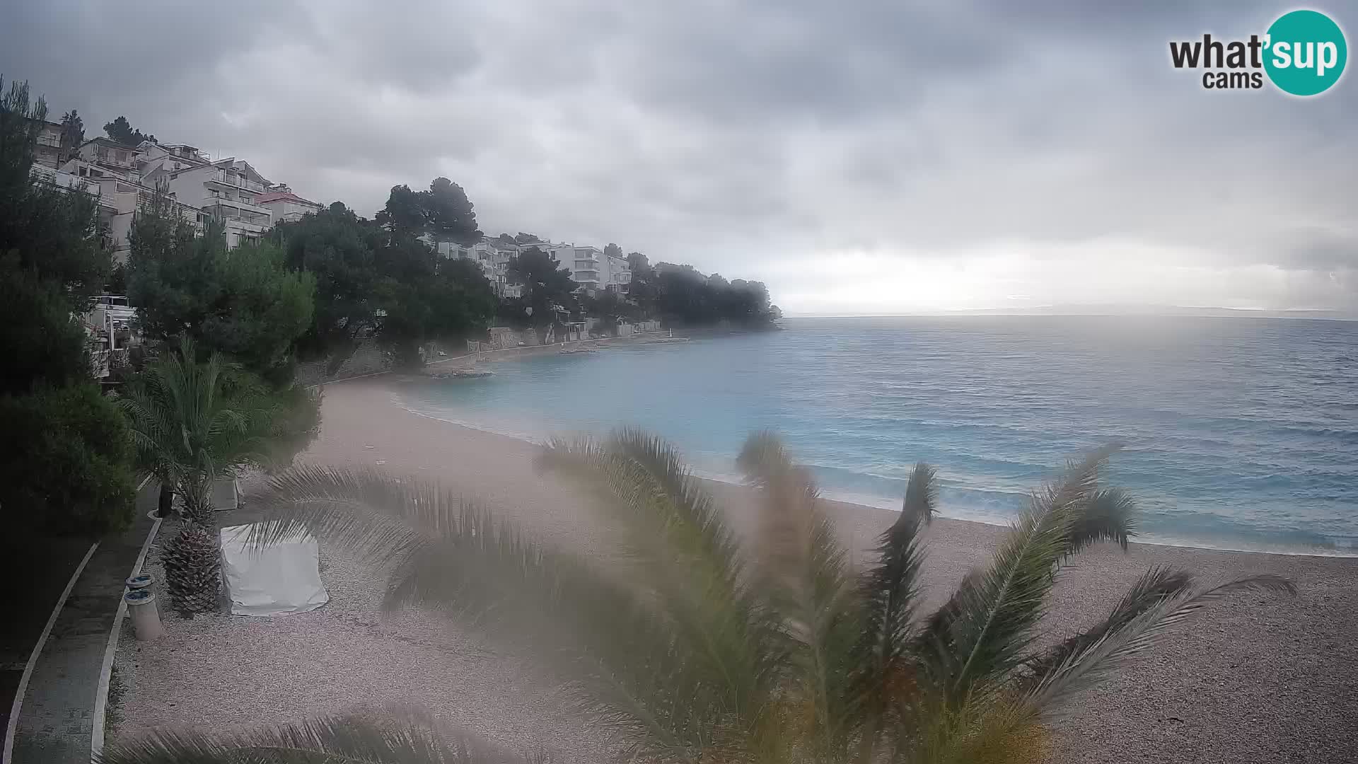 Webcam Lučica Beach Brela – Live View from the Adriatic Coast