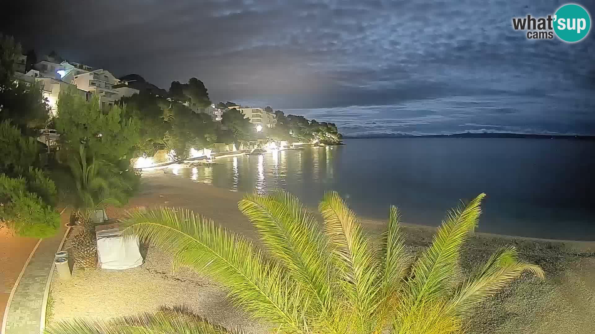 Webcam Lučica Beach Brela – Live View from the Adriatic Coast