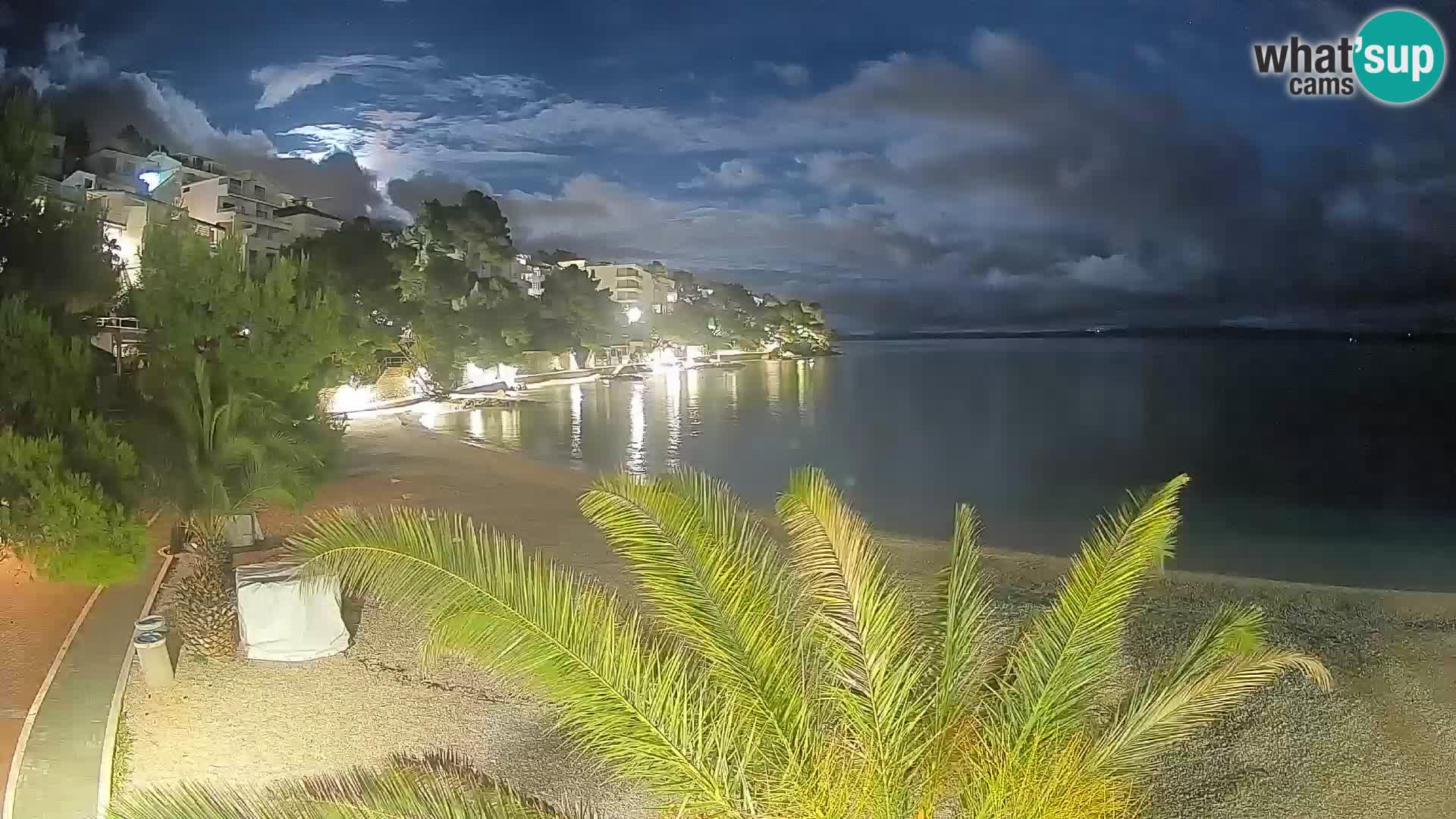 Webcam Lučica Beach Brela – Live View from the Adriatic Coast