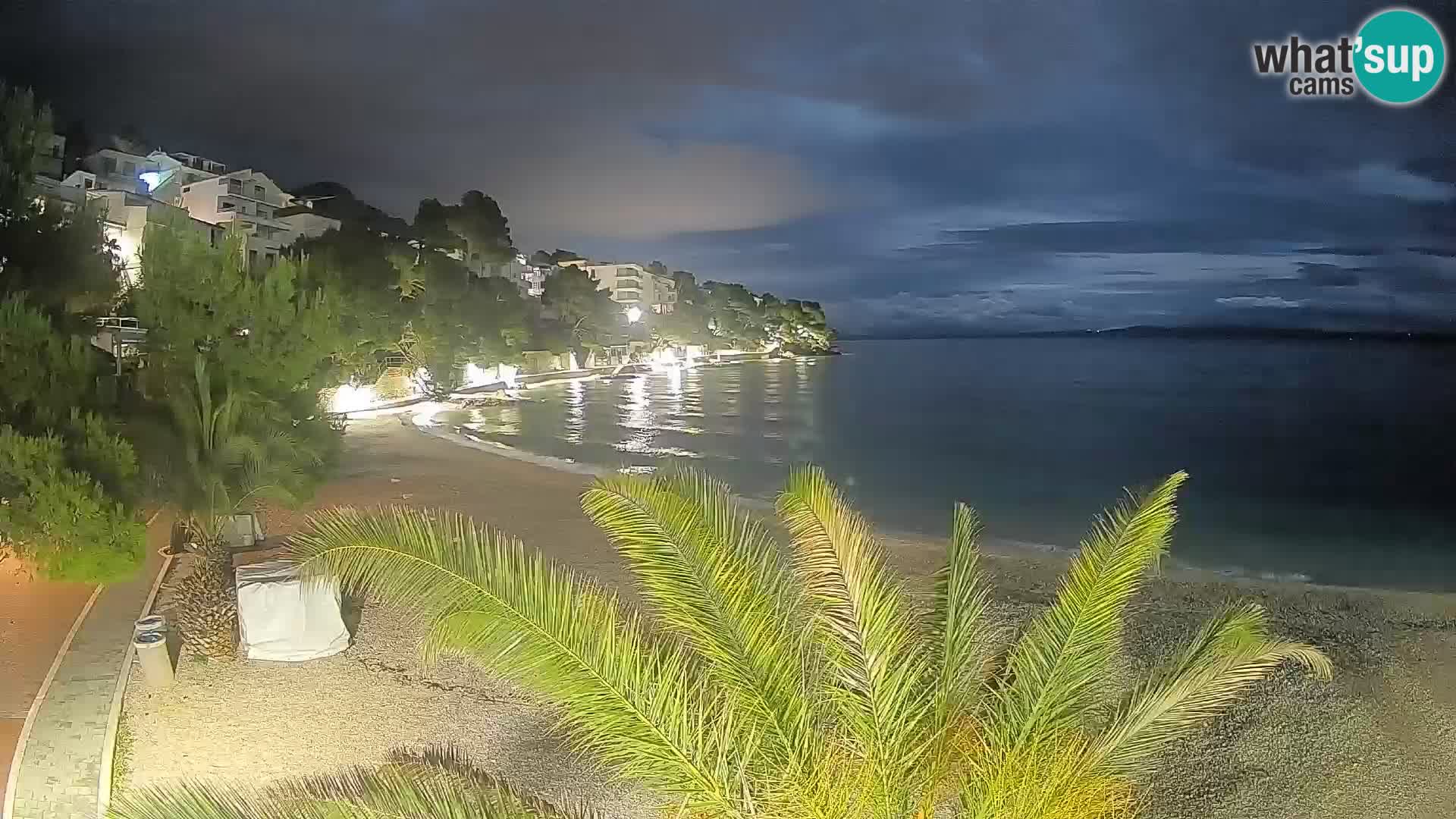 Webcam Lučica Beach Brela – Live View from the Adriatic Coast
