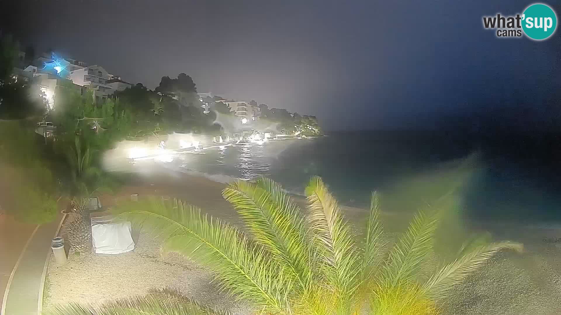 Webcam Lučica Beach Brela – Live View from the Adriatic Coast