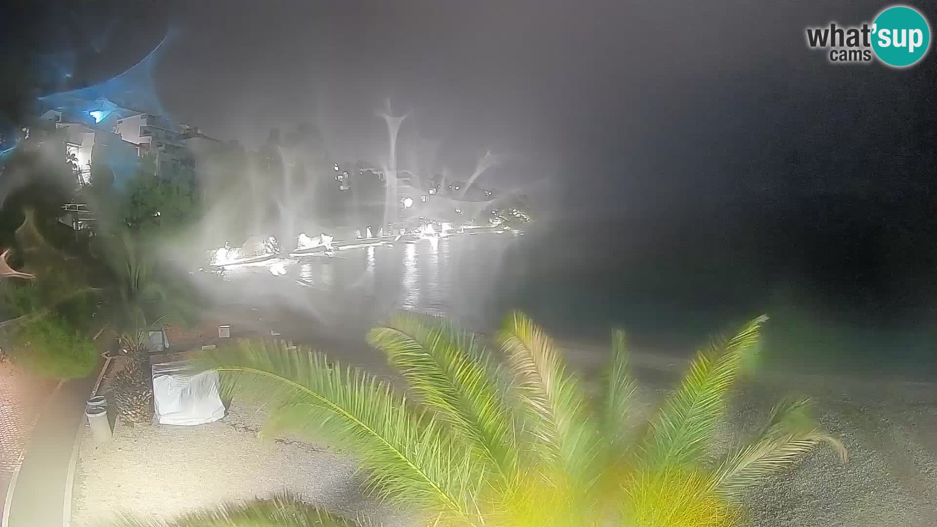 Webcam Lučica Beach Brela – Live View from the Adriatic Coast