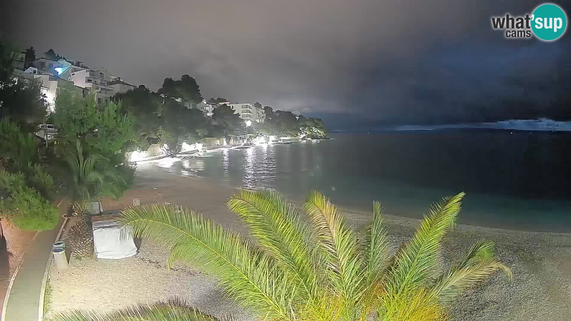 Webcam Lučica Beach Brela – Live View from the Adriatic Coast