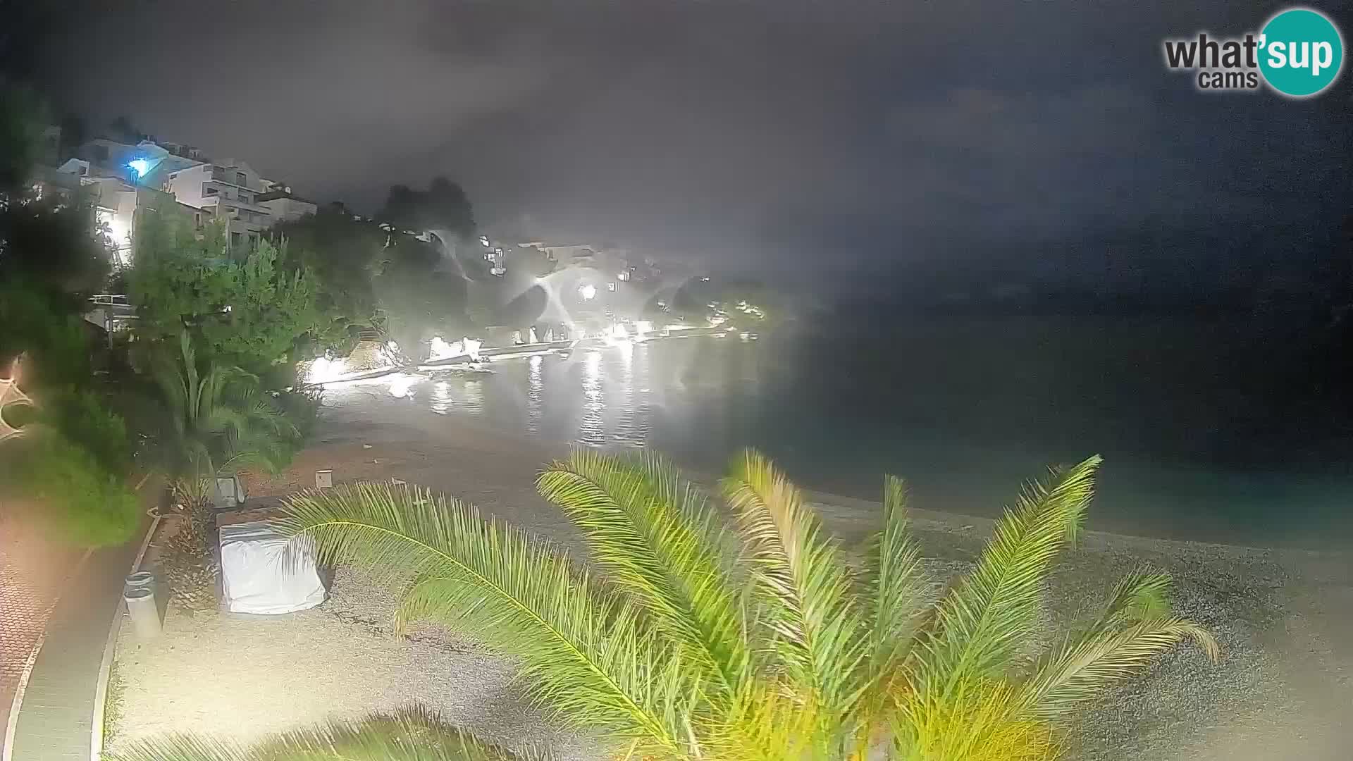 Webcam Lučica Beach Brela – Live View from the Adriatic Coast