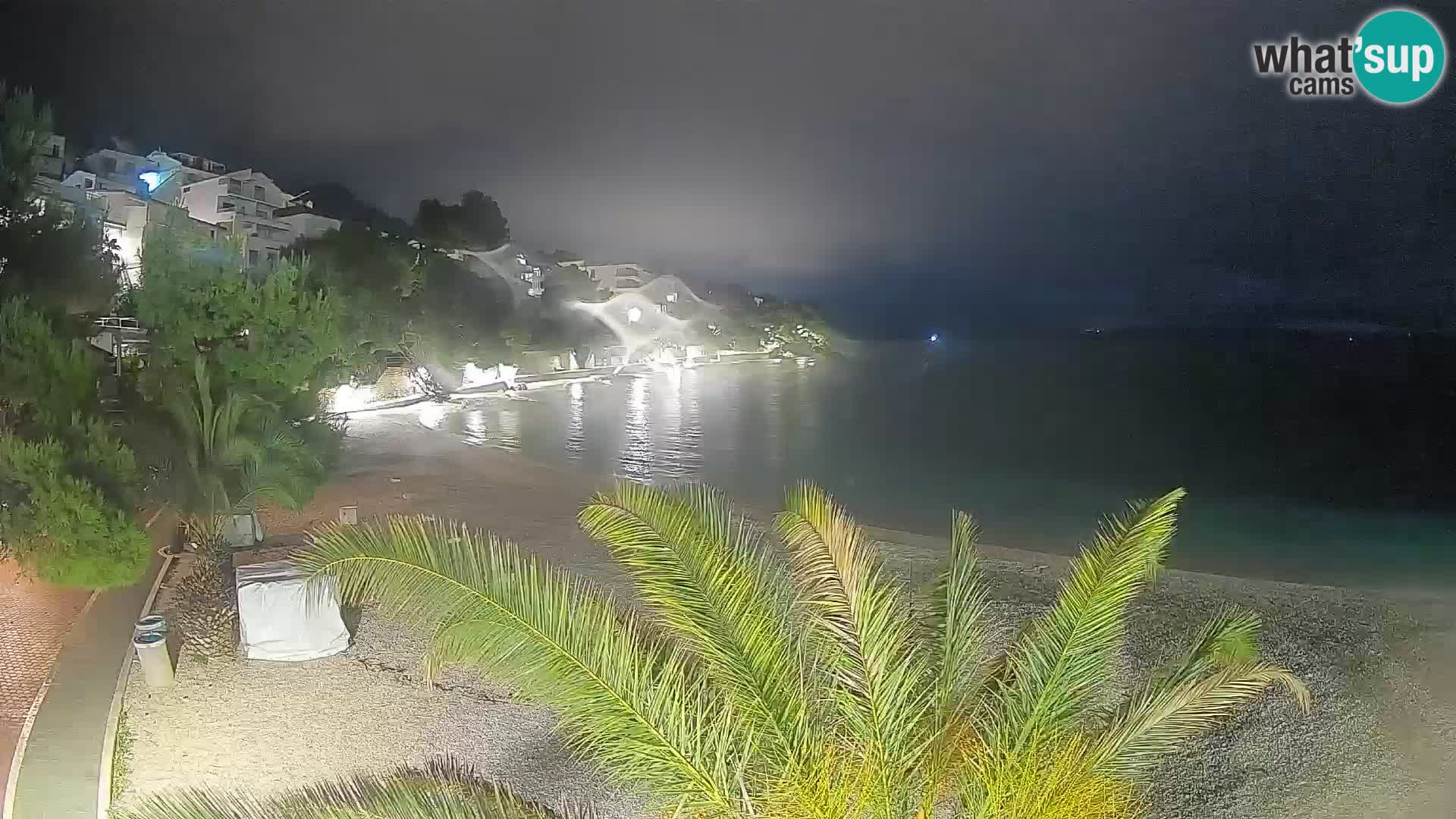 Webcam Lučica Beach Brela – Live View from the Adriatic Coast