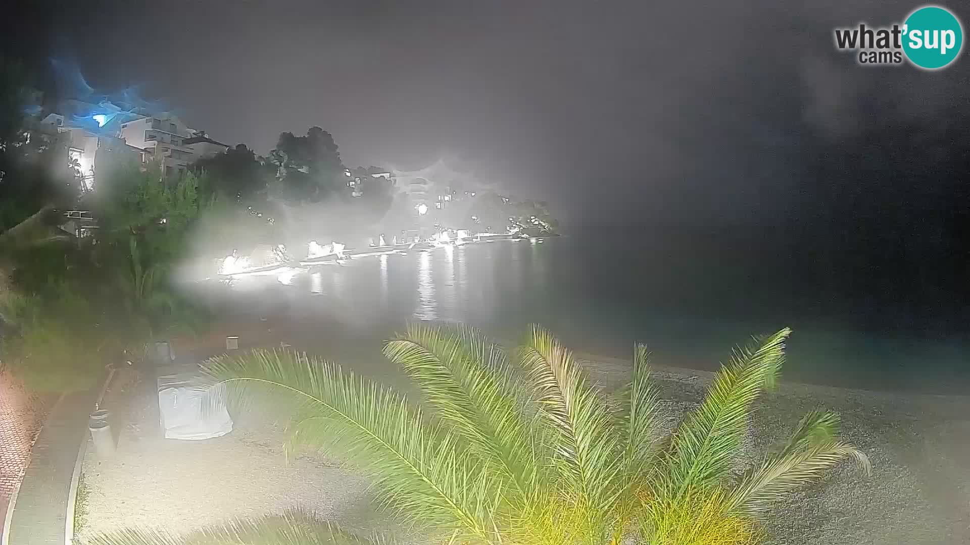 Webcam Lučica Beach Brela – Live View from the Adriatic Coast