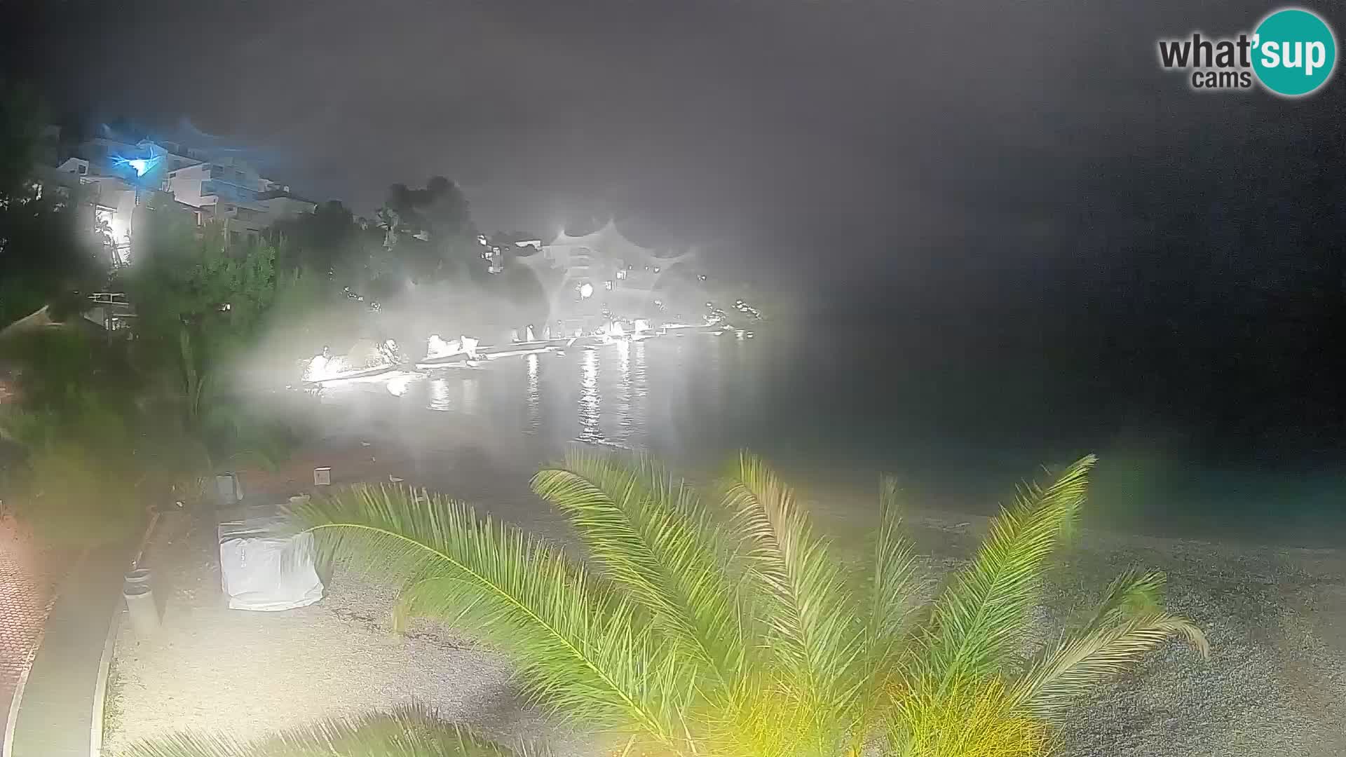 Webcam Lučica Beach Brela – Live View from the Adriatic Coast